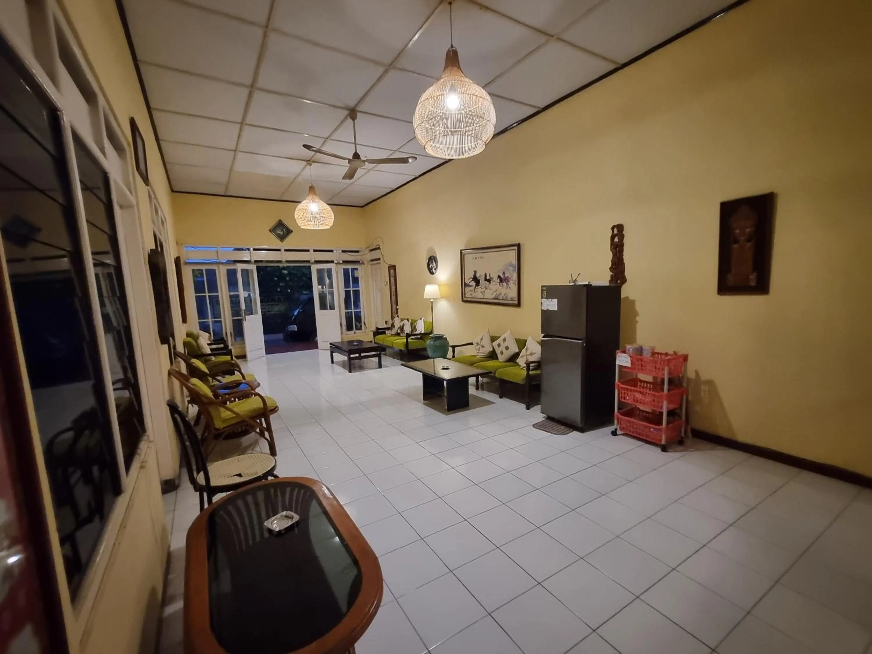 Living room in Banana Homestay Prawirodirjan