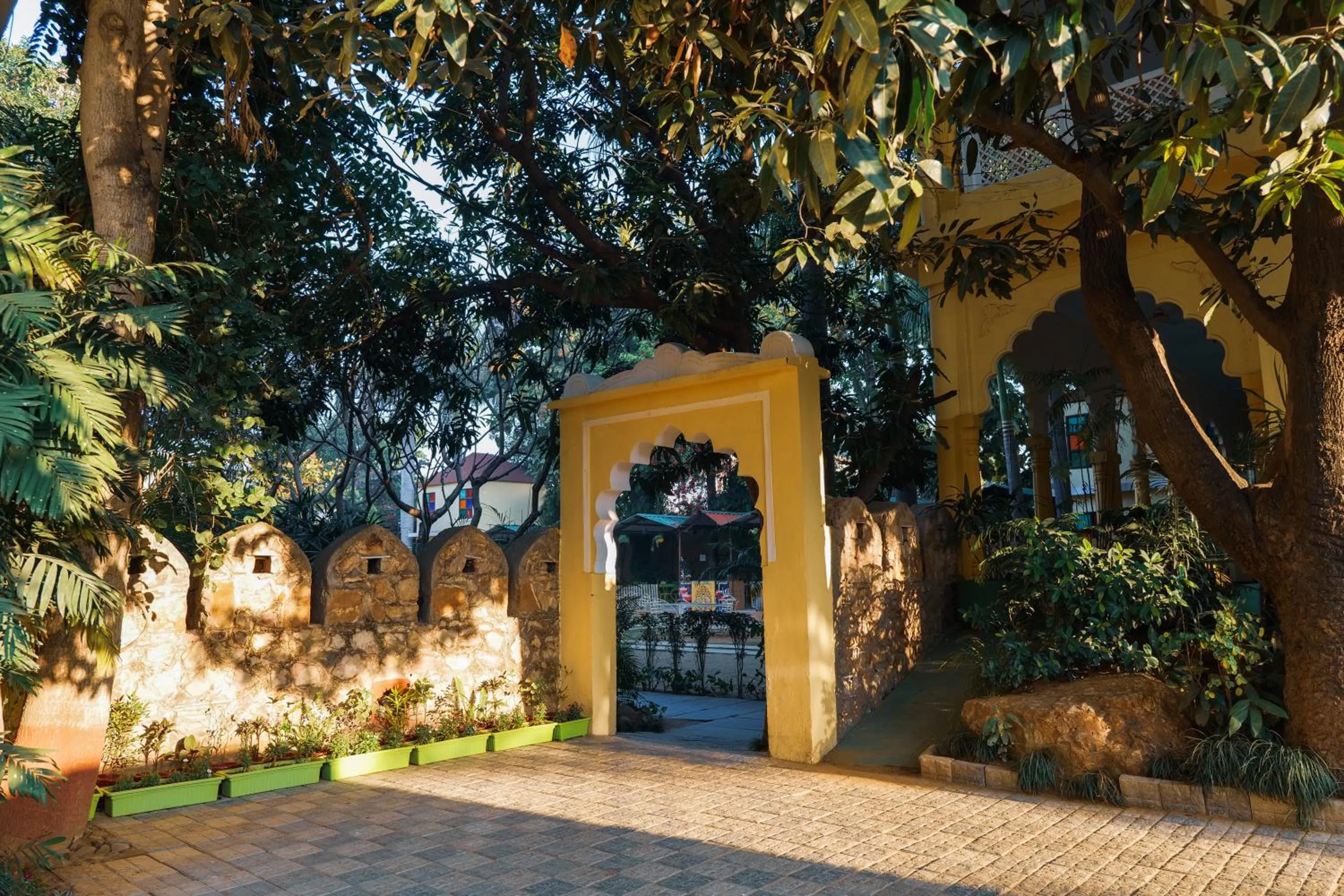 Facade/entrance in Raj Palace Resort