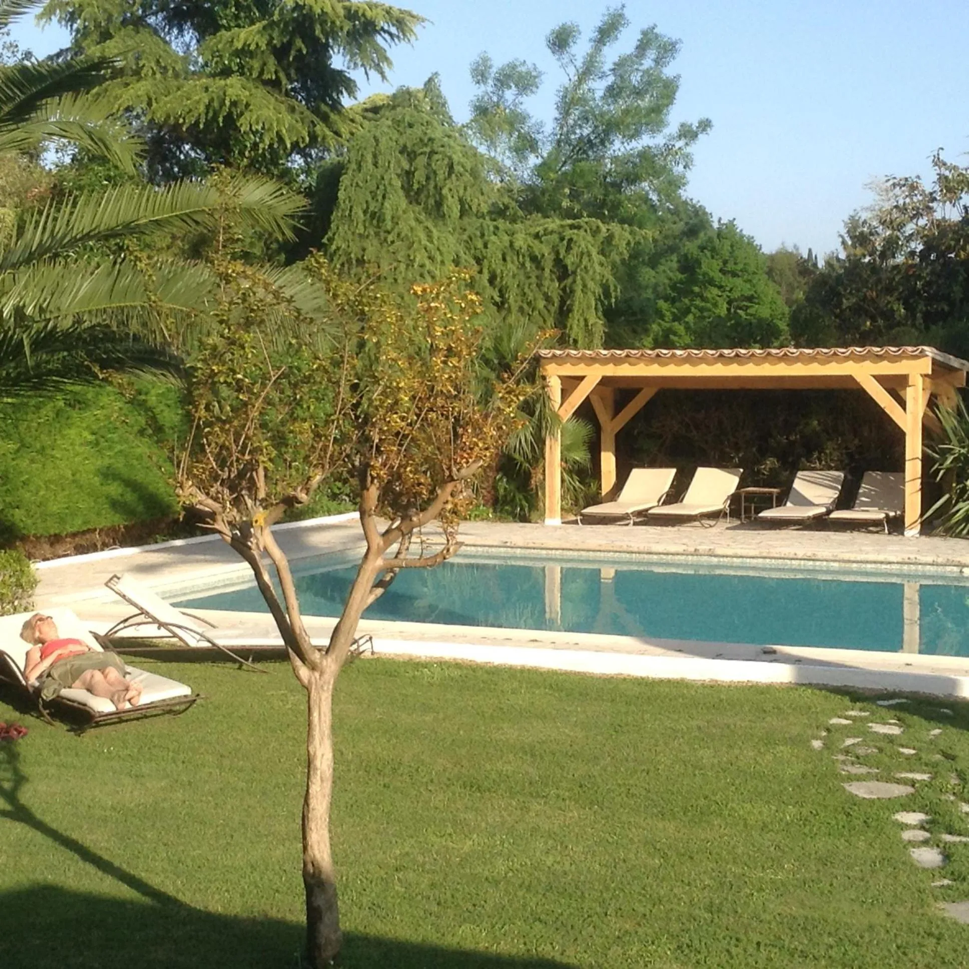 Garden view in Le Clos de St Paul