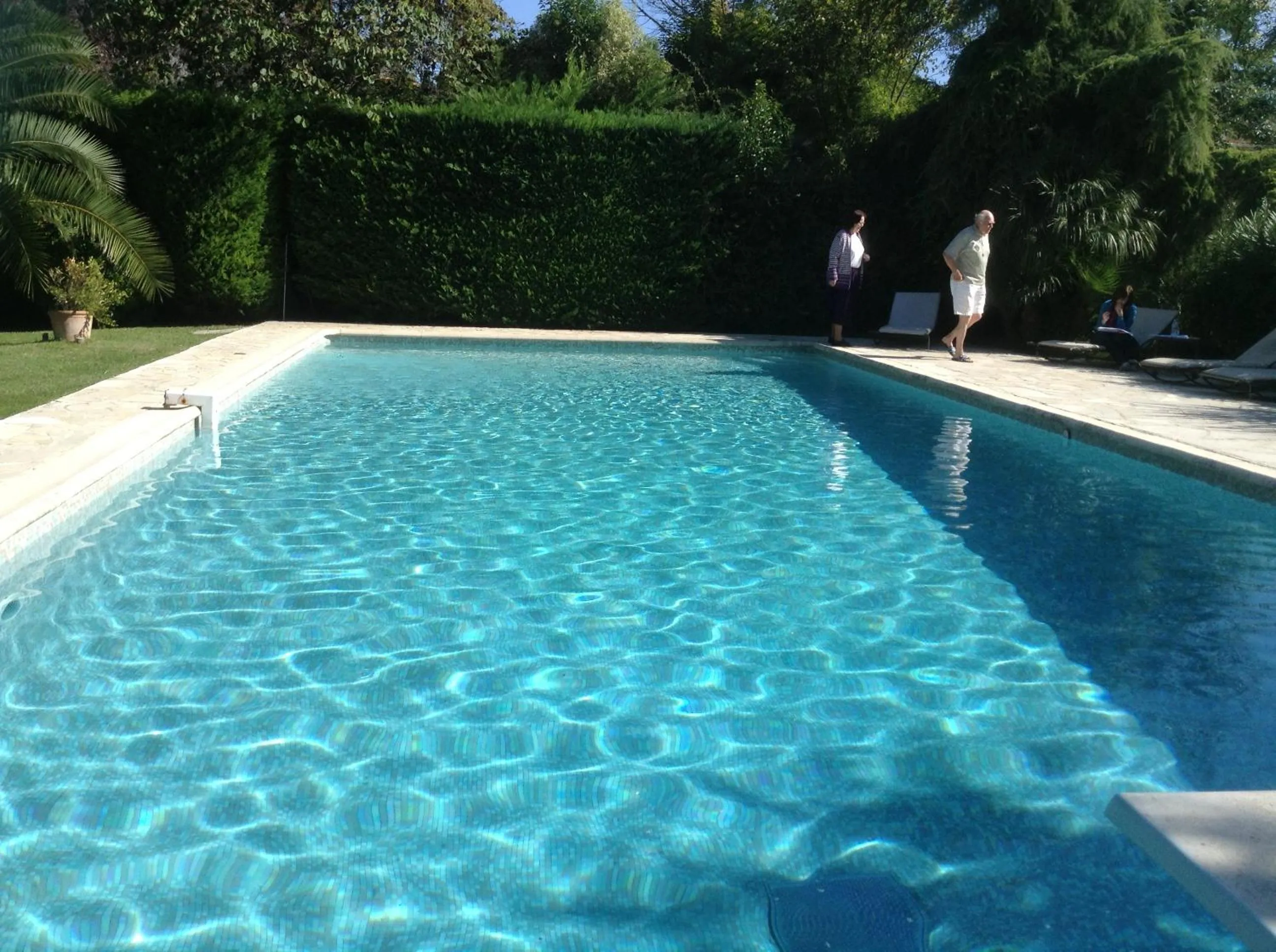 Pool view in Le Clos de St Paul