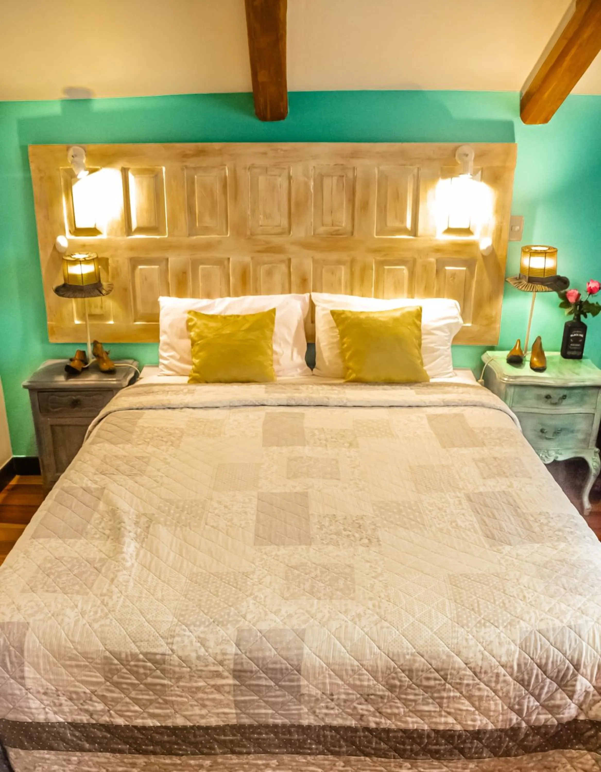 Bedroom, Bed in Old Town Quito Suites, Heritage Boutique Hotel, Where Every Detail Tells a Story