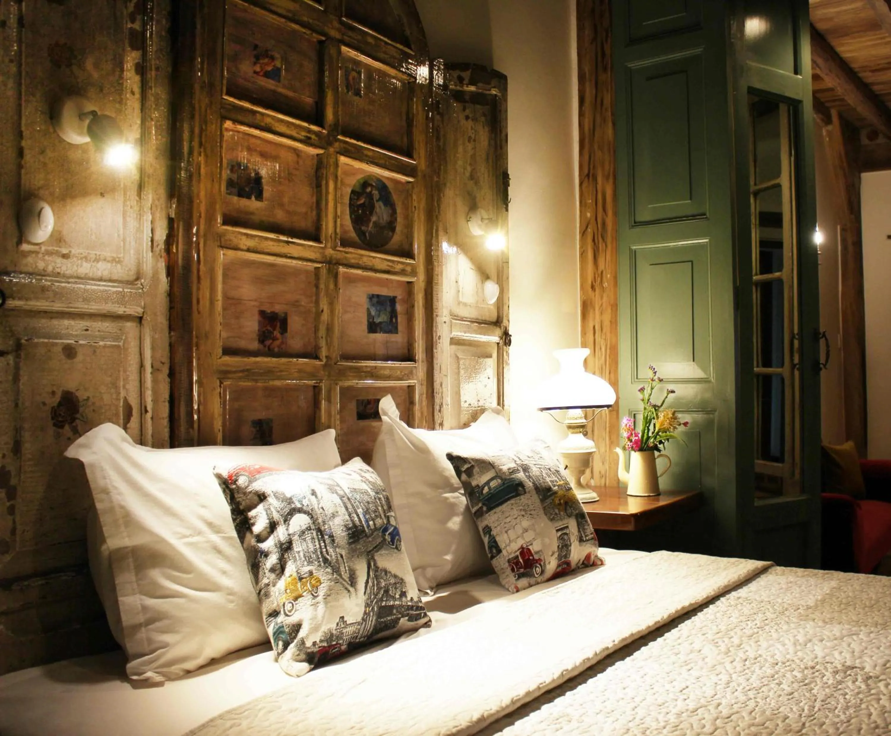 Decorative detail, Bed in Old Town Quito Suites, Heritage Boutique Hotel, Where Every Detail Tells a Story