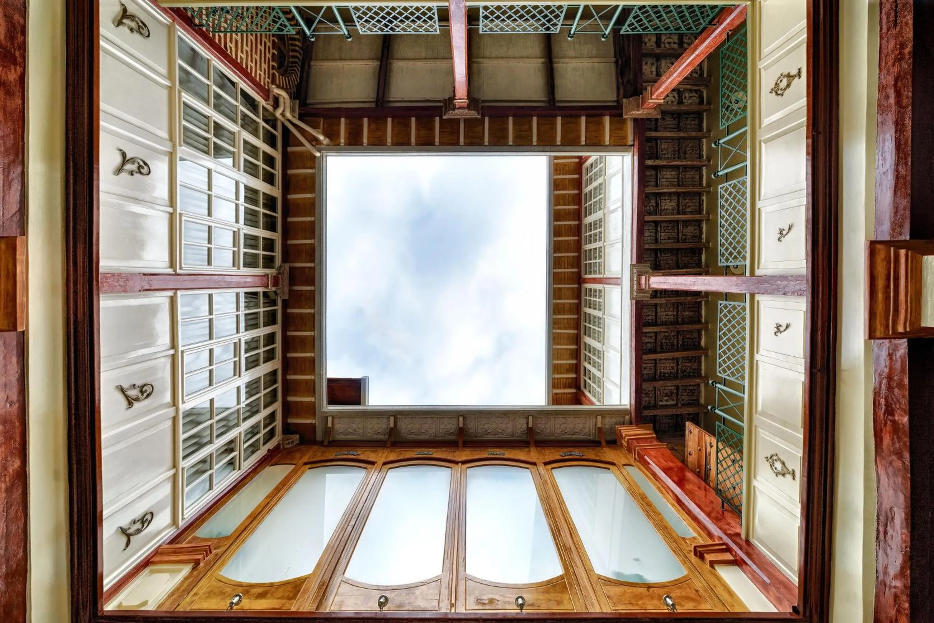 Patio in Old Town Quito Suites, Heritage Boutique Hotel, Where Every Detail Tells a Story