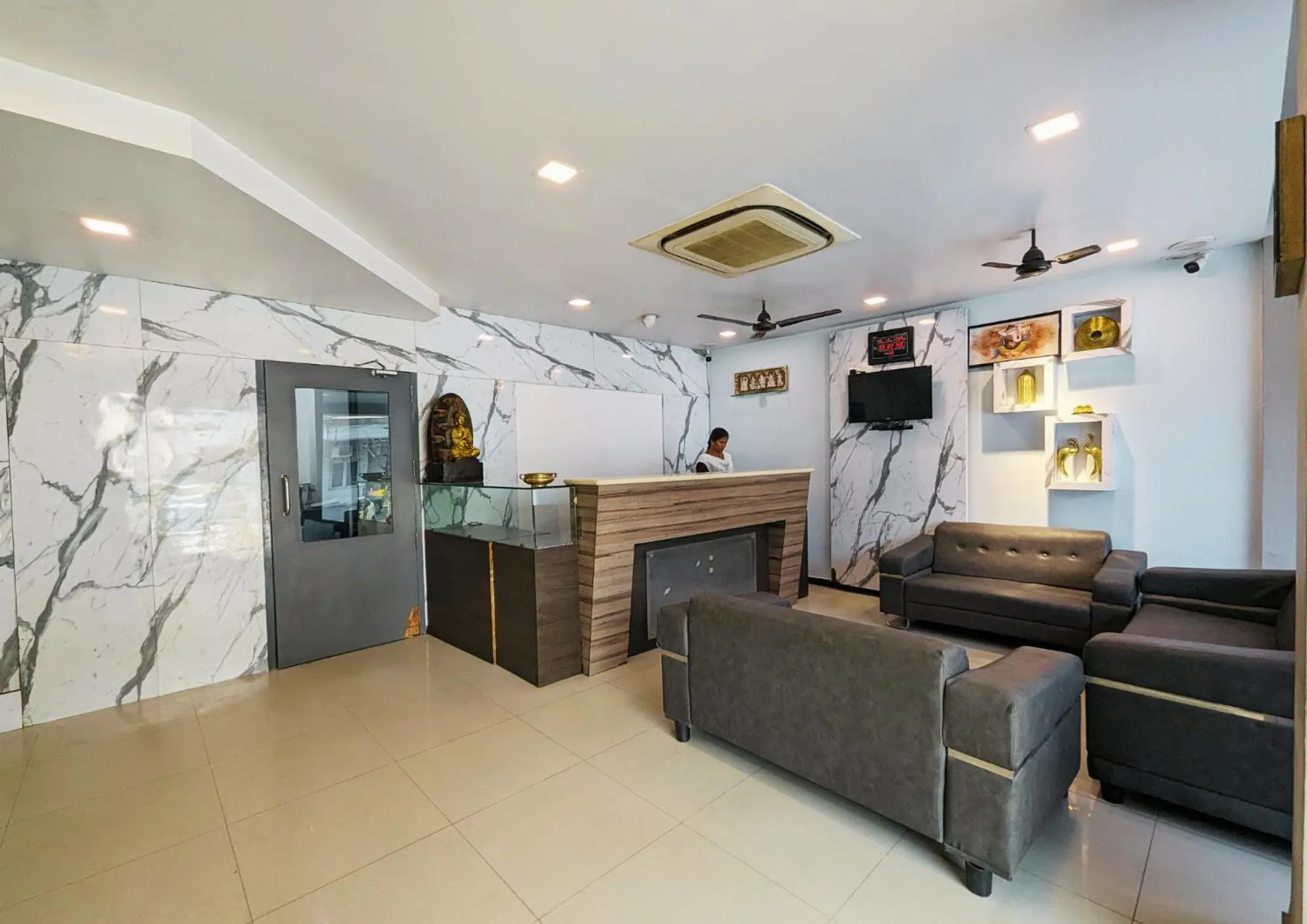 Lobby or reception in RBS Residency