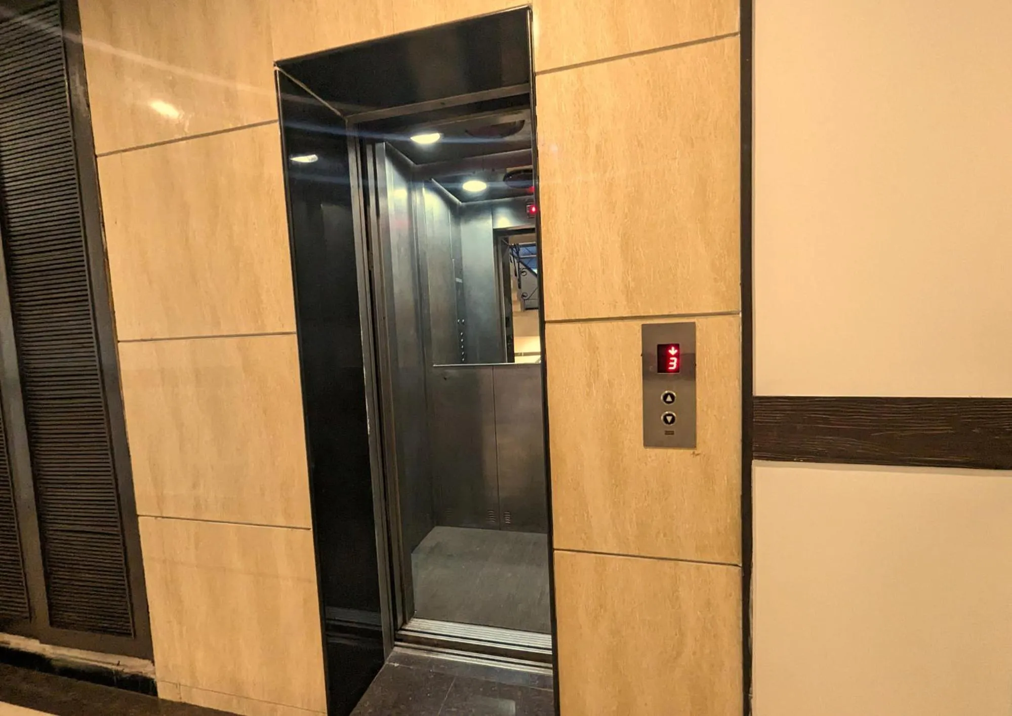 elevator in RBS Residency
