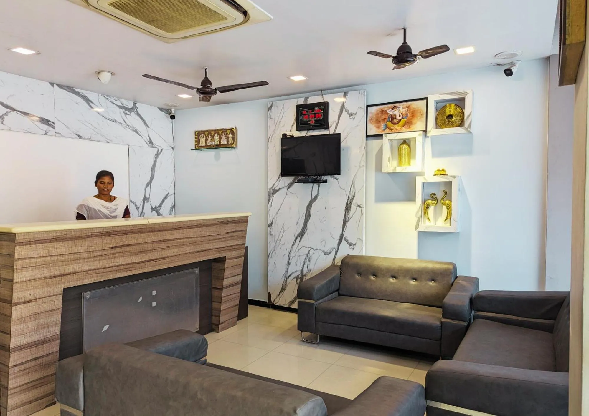 Lobby or reception in RBS Residency