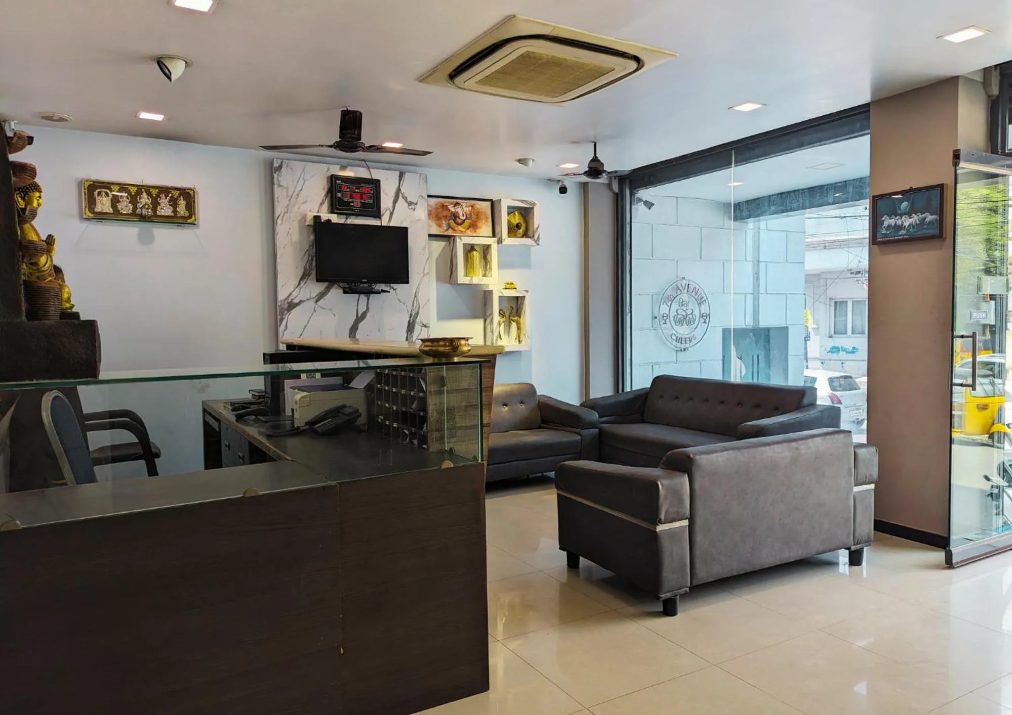 Lobby or reception in RBS Residency