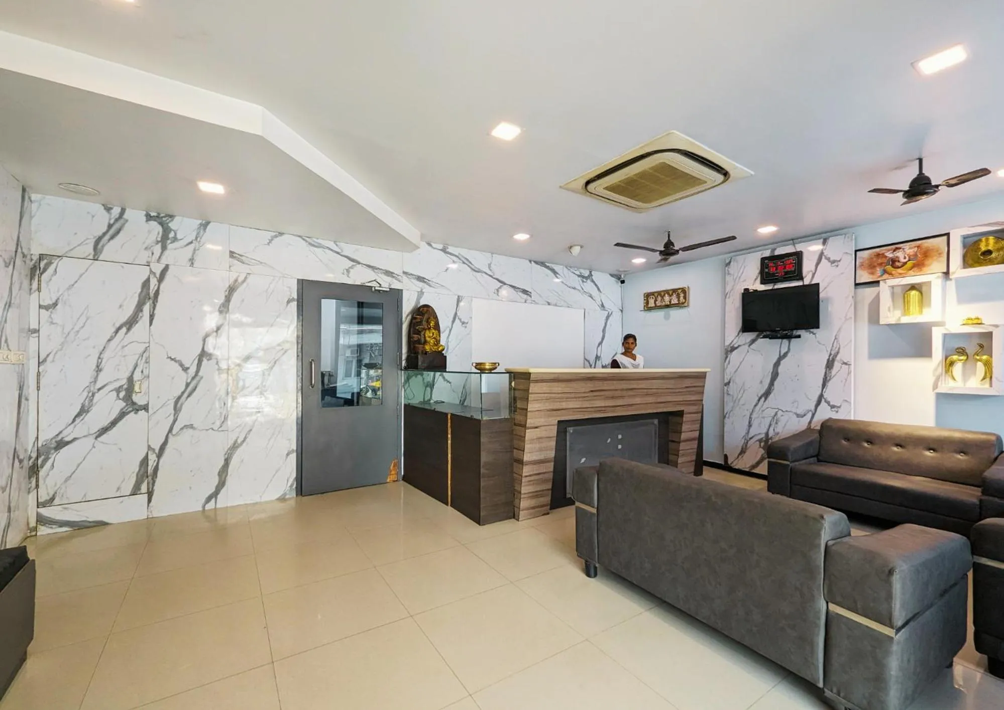 Lobby or reception in RBS Residency