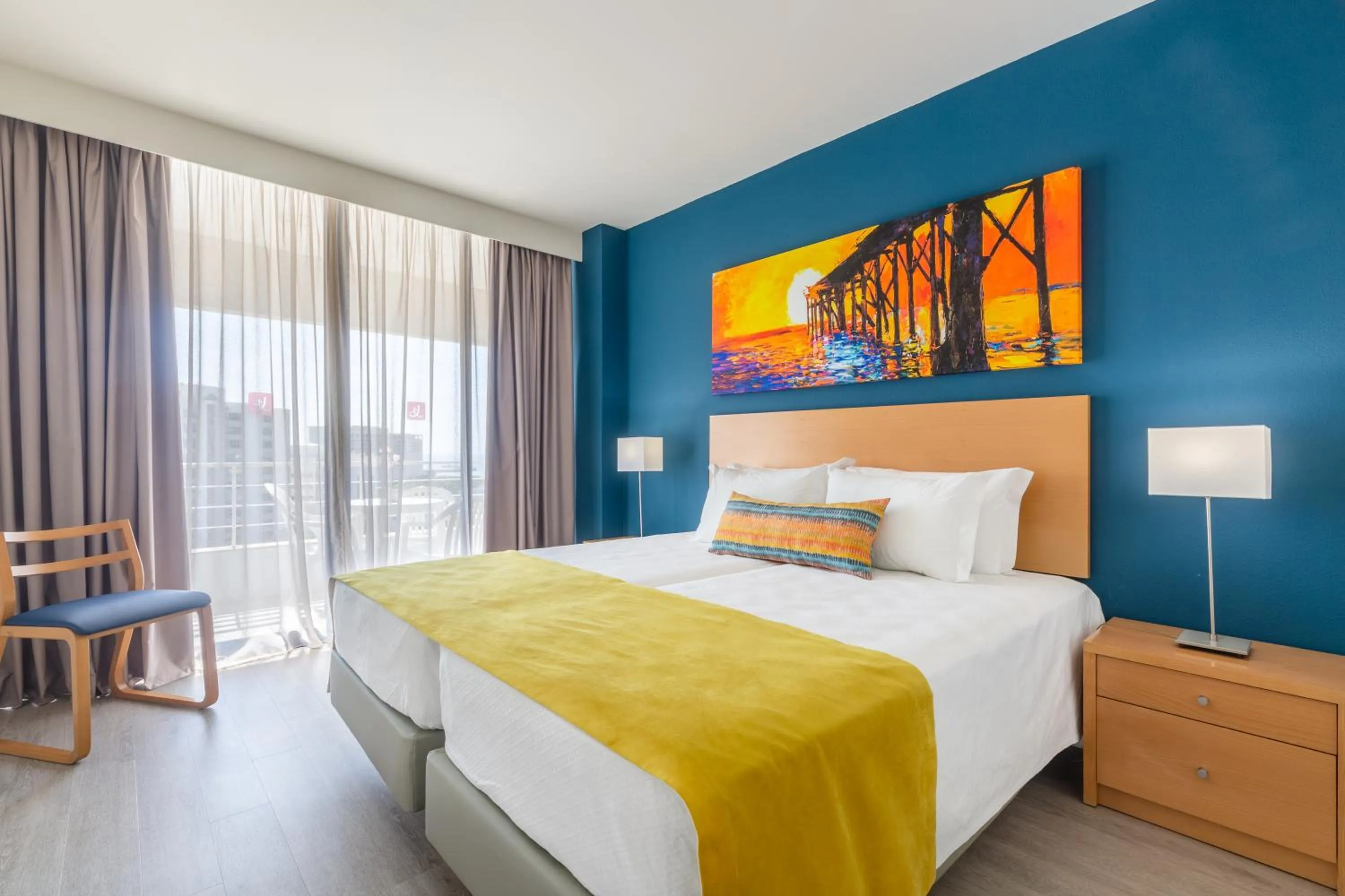 Bed in The Navigator - Olympus Marina