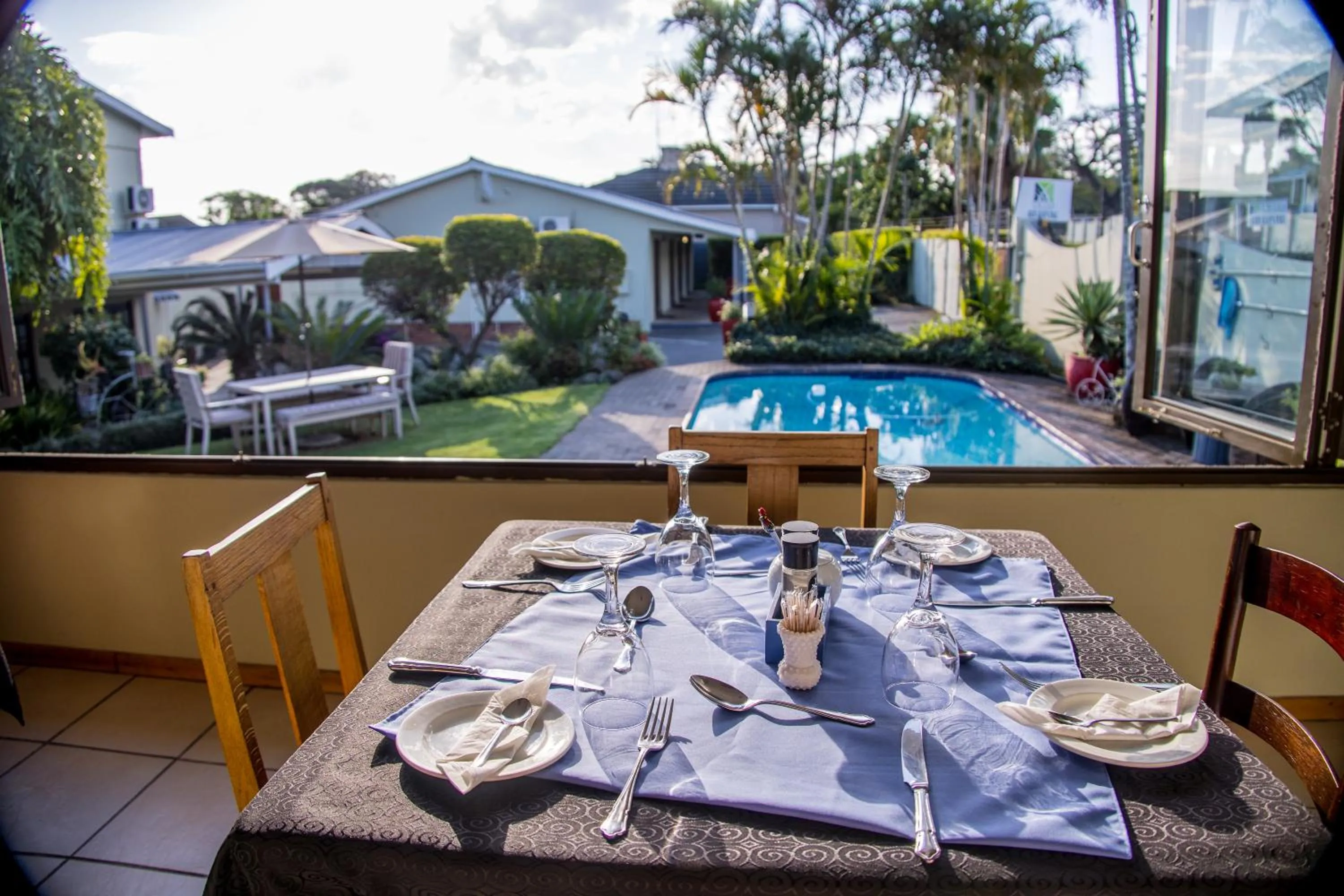 Garden view in Twins Guesthouse NO LOAD SHEDDING