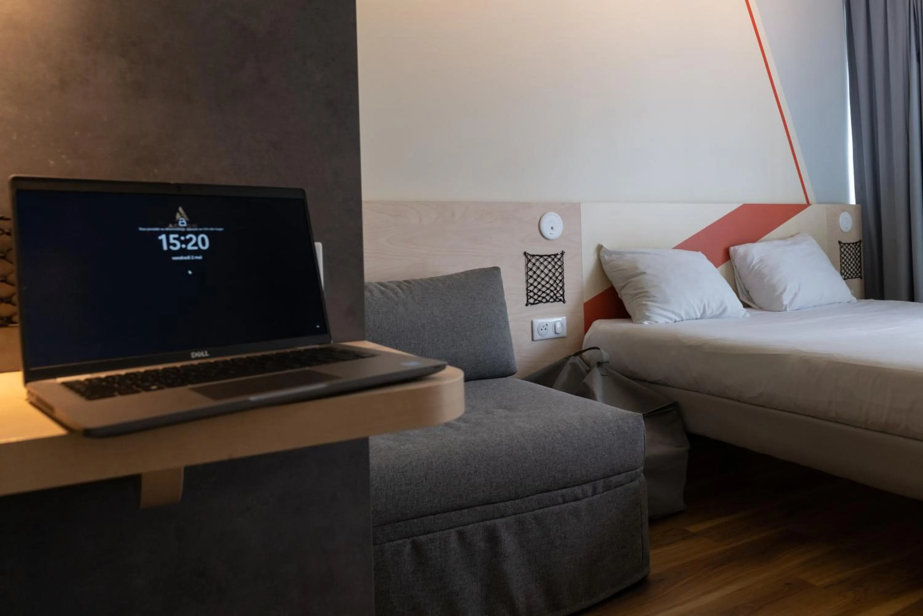 Bed in Ibis Budget Saint Malo Centre