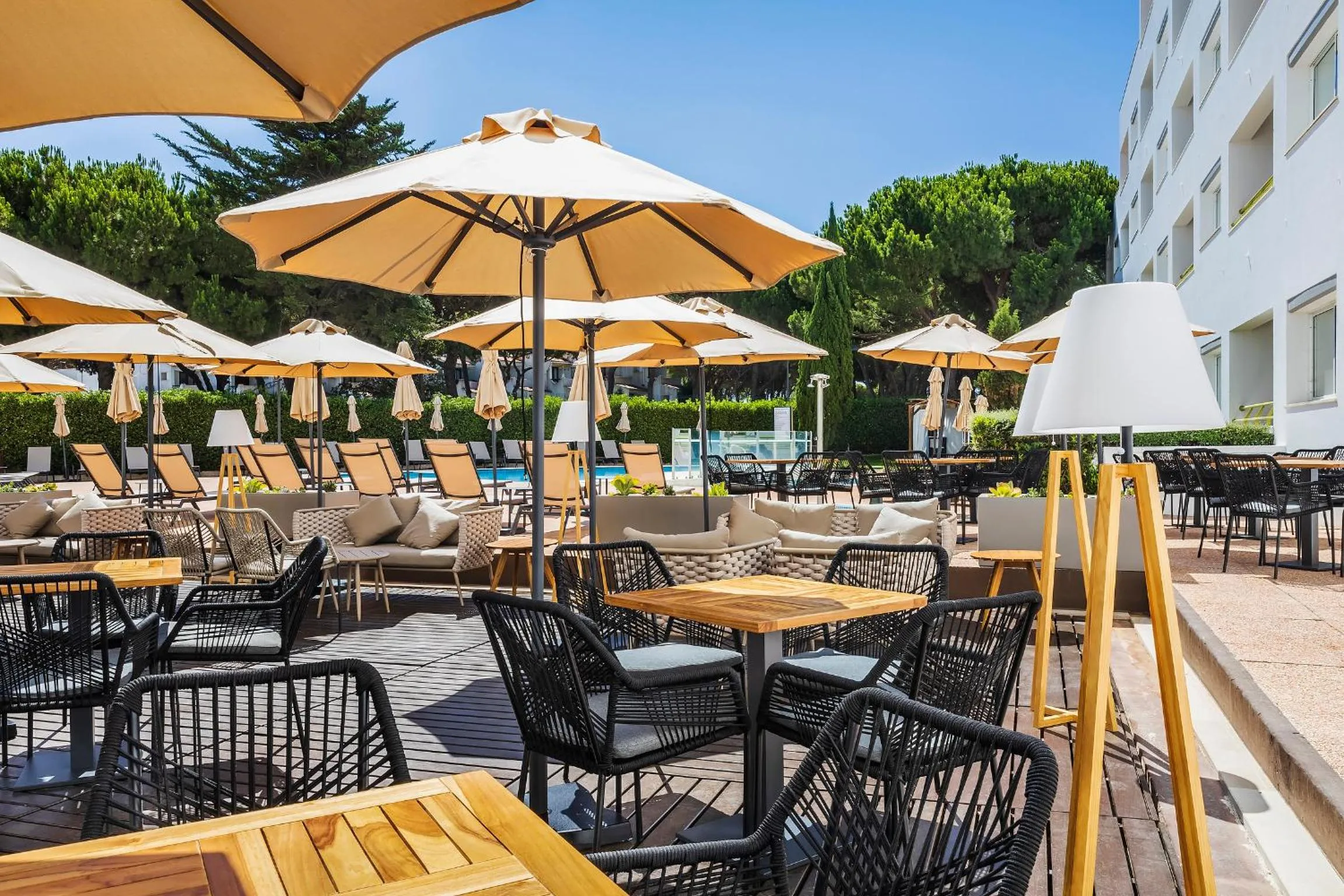 Swimming pool in The Patio Suite Hotel