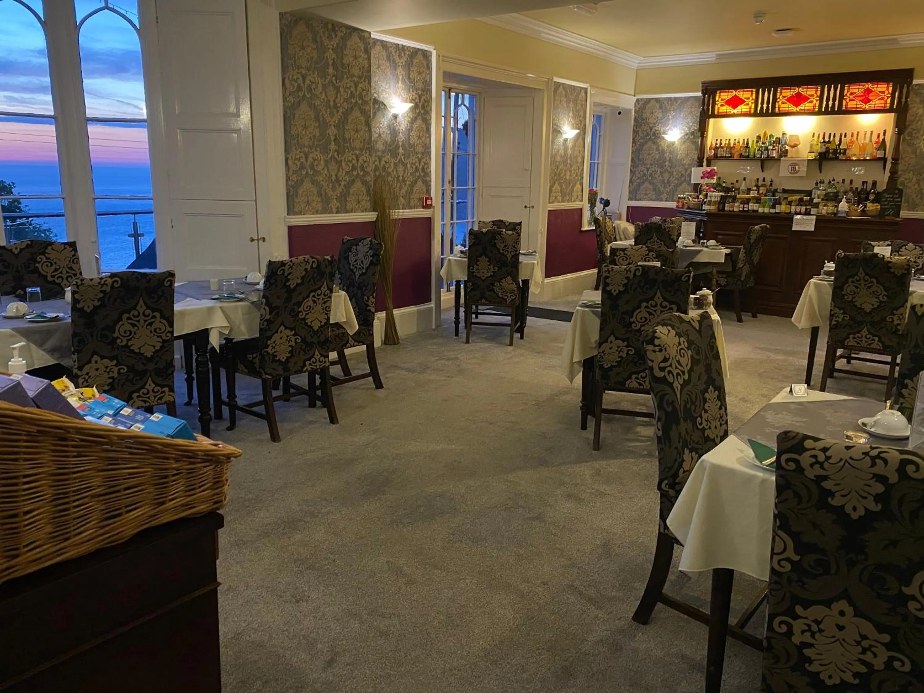 Dining area in The North Cliff Hotel