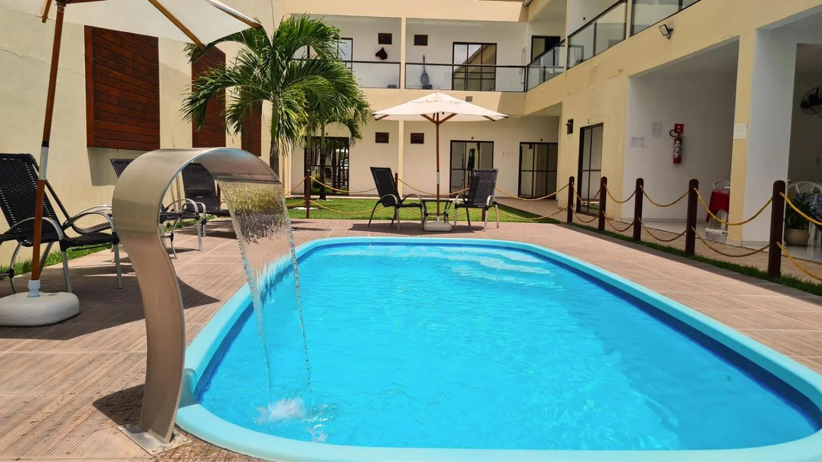 Pool view in Pousada Canto dos Corais