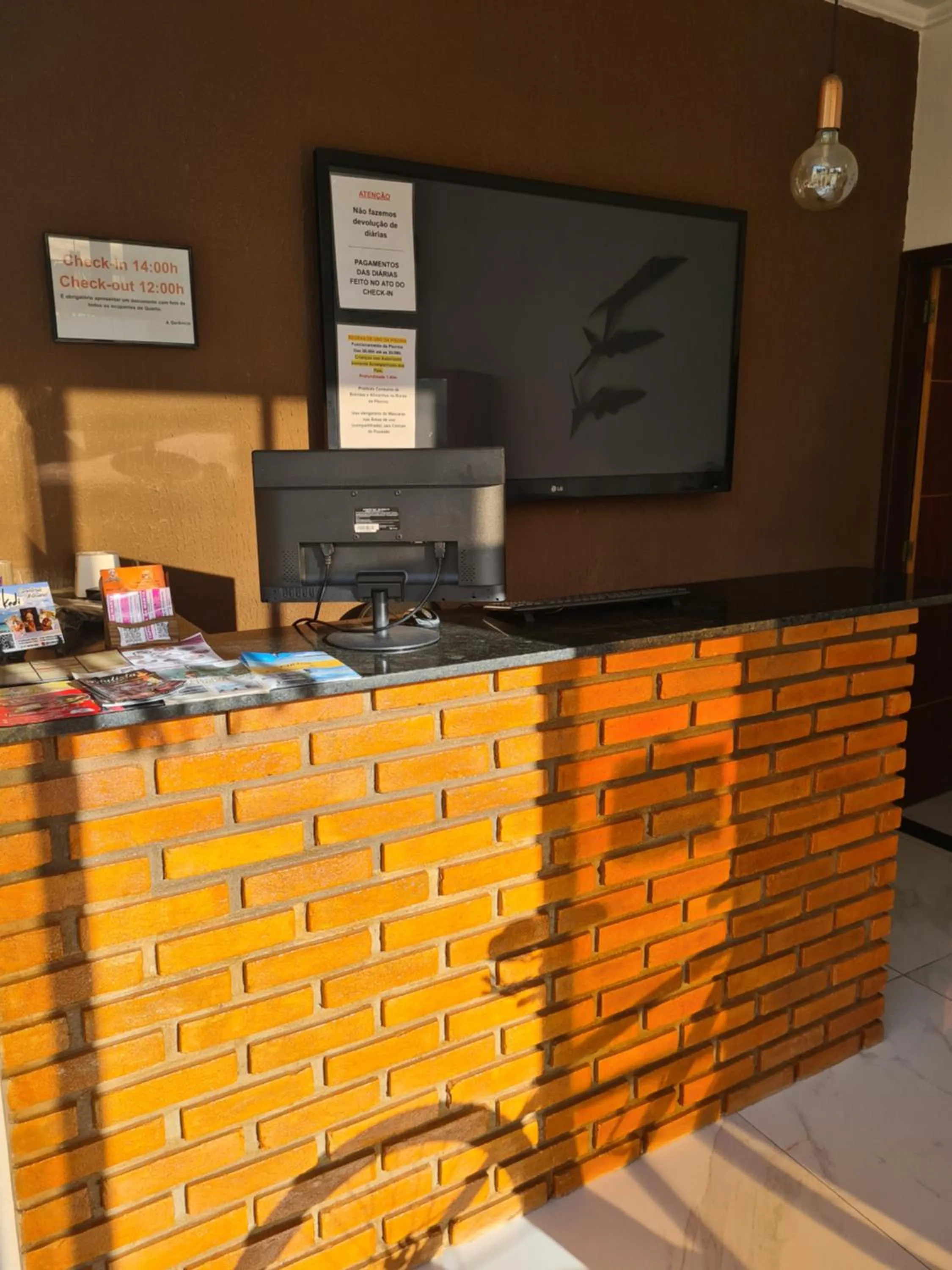 Lobby or reception in Pousada Canto dos Corais