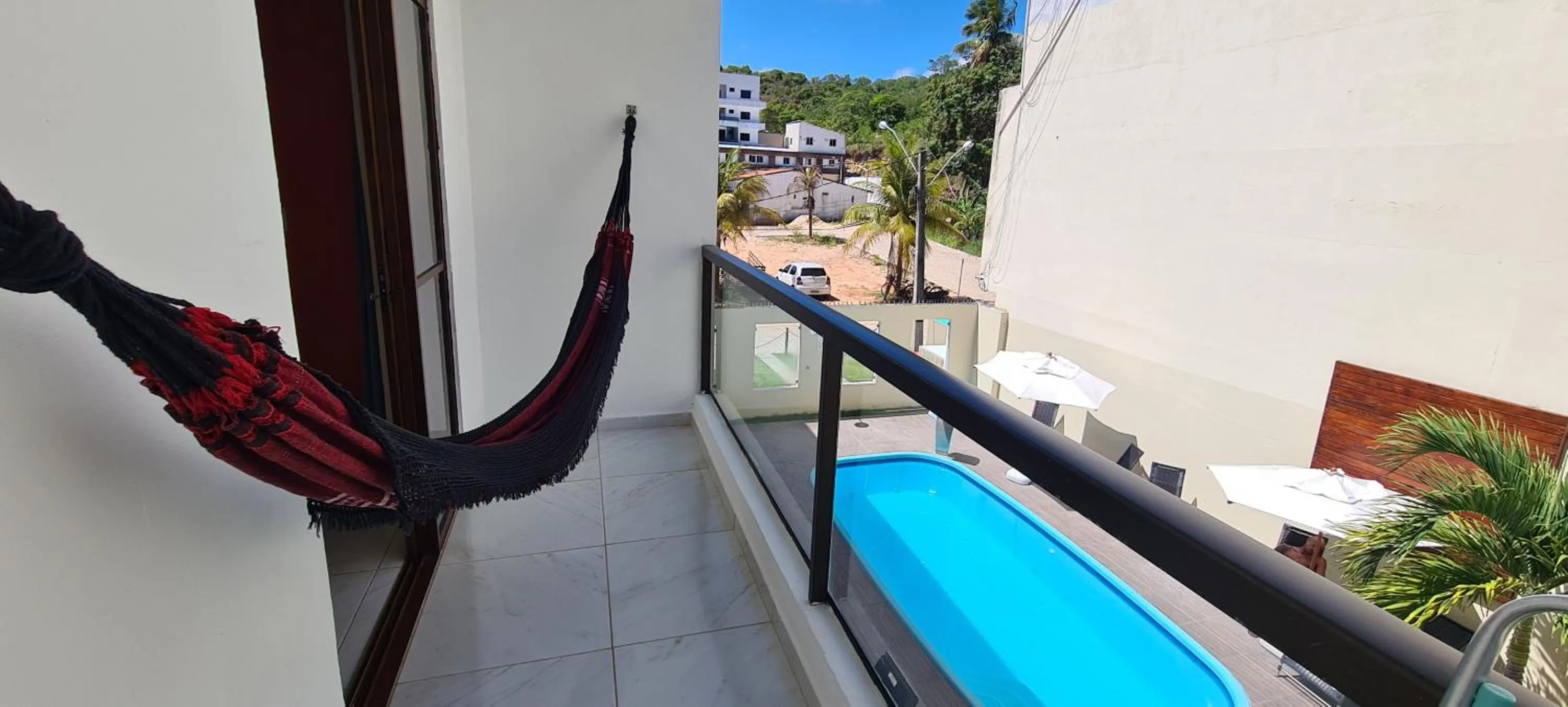 Balcony/Terrace in Pousada Canto dos Corais