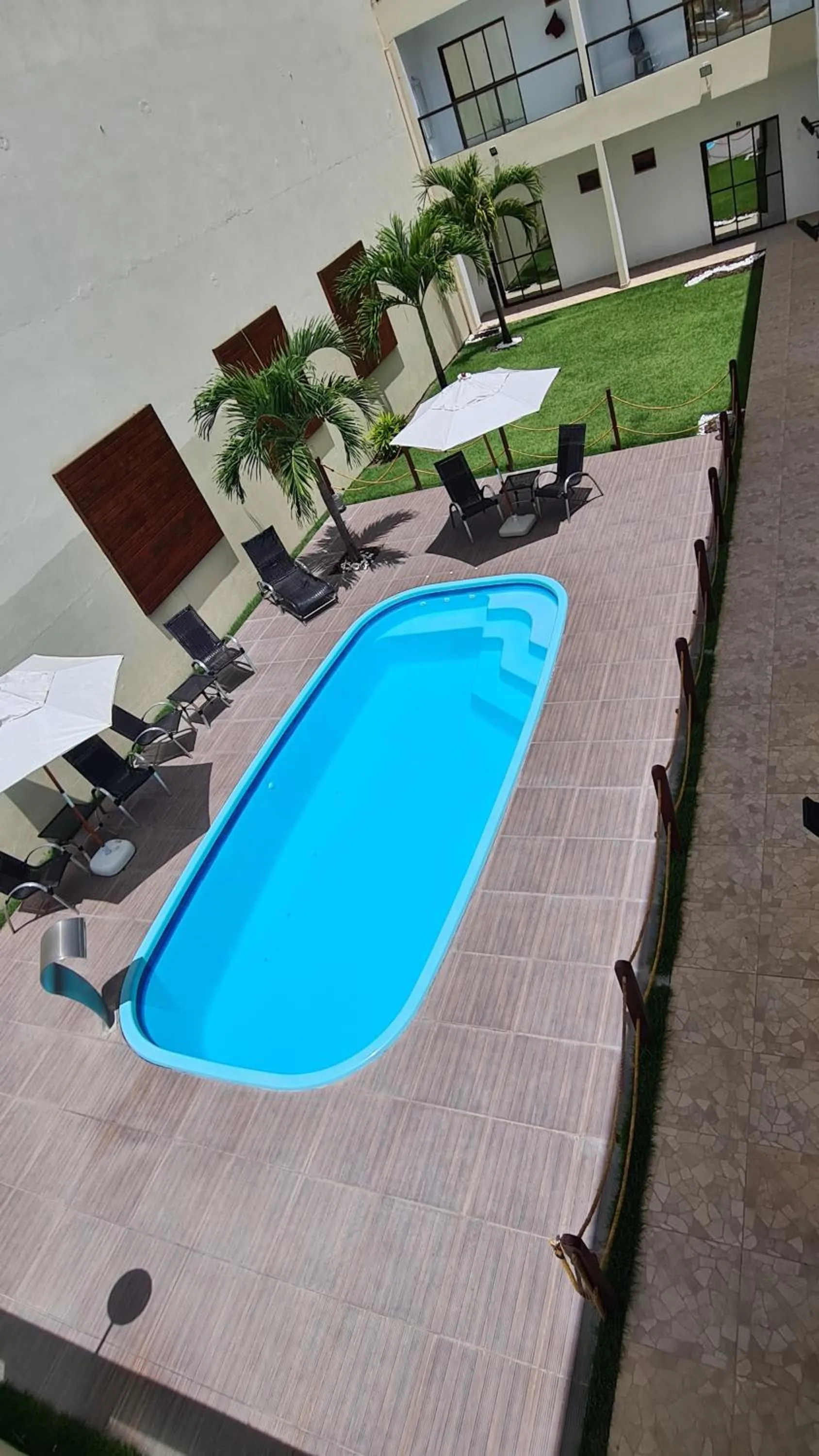 Swimming pool in Pousada Canto dos Corais