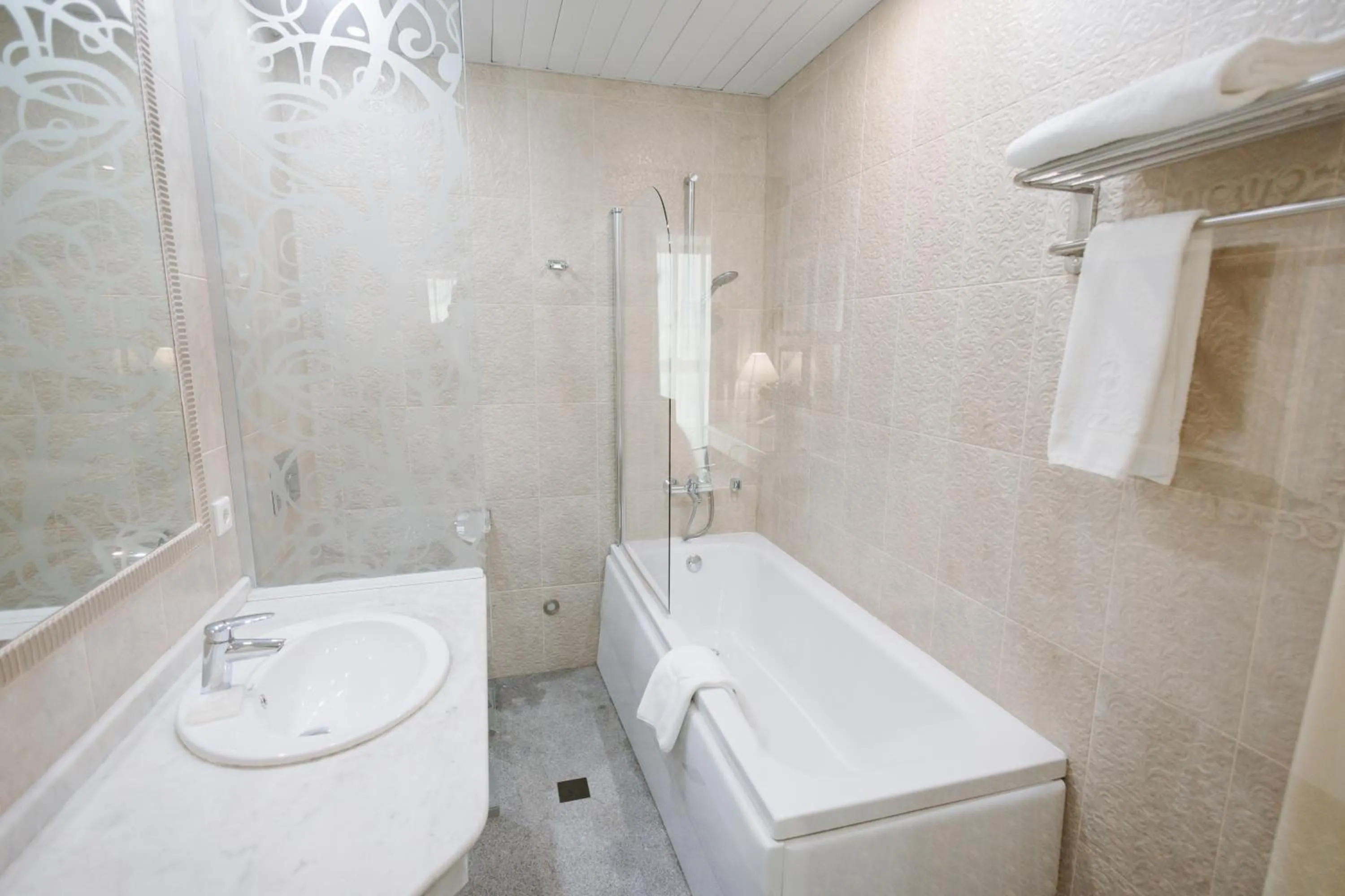 Bathroom in Kazzhol Hotel Astana