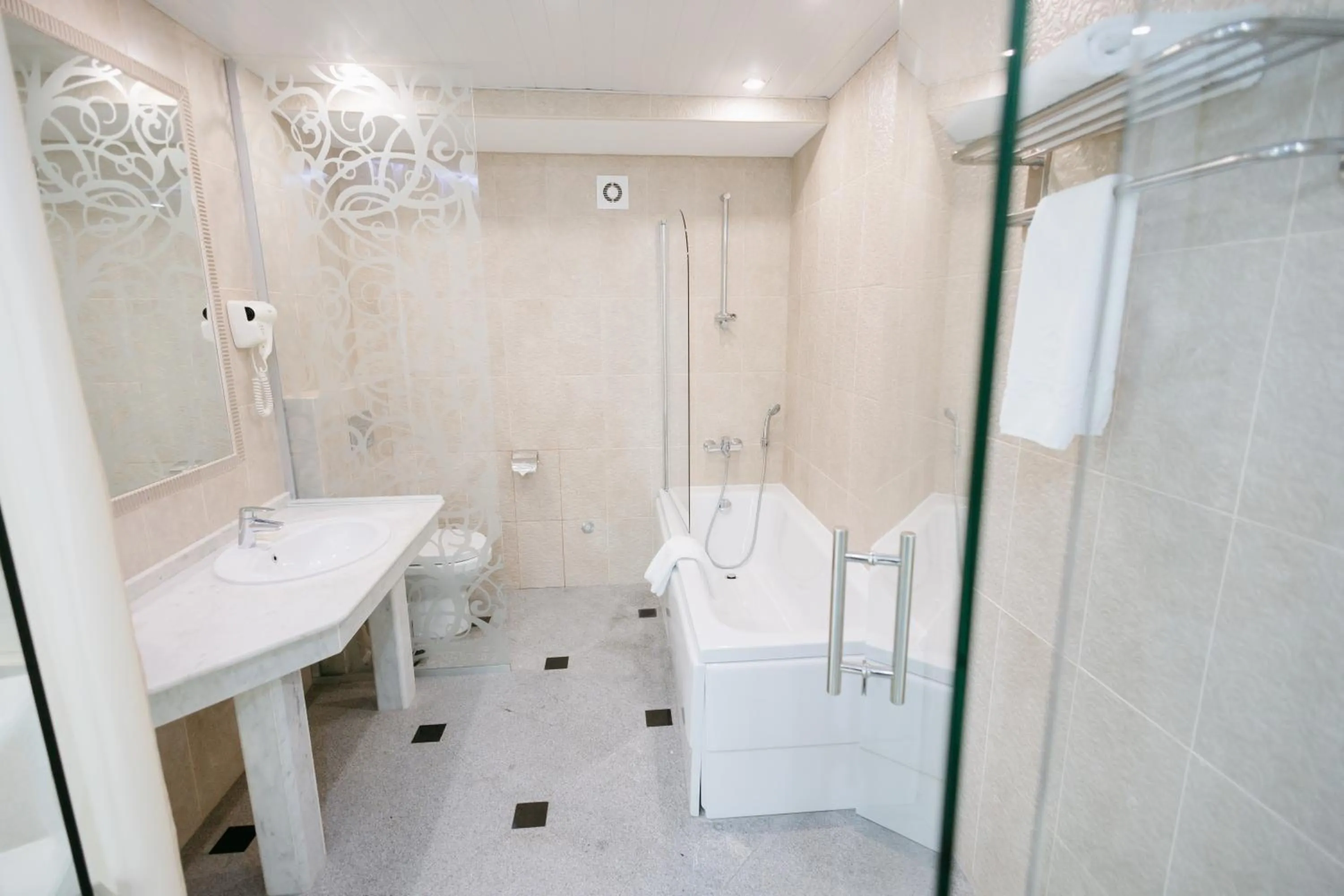 Bathroom in Kazzhol Hotel Astana