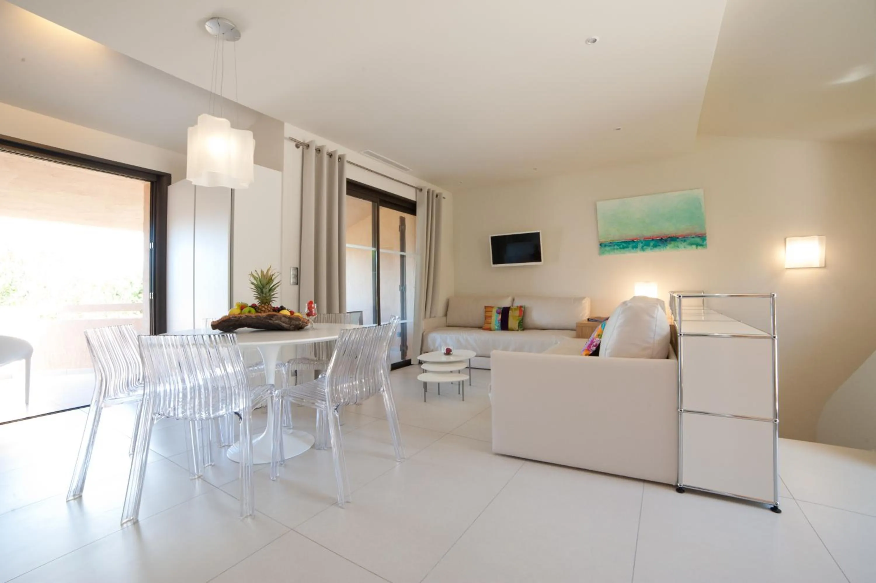 Living room in Domaine Santa Giulia Palace