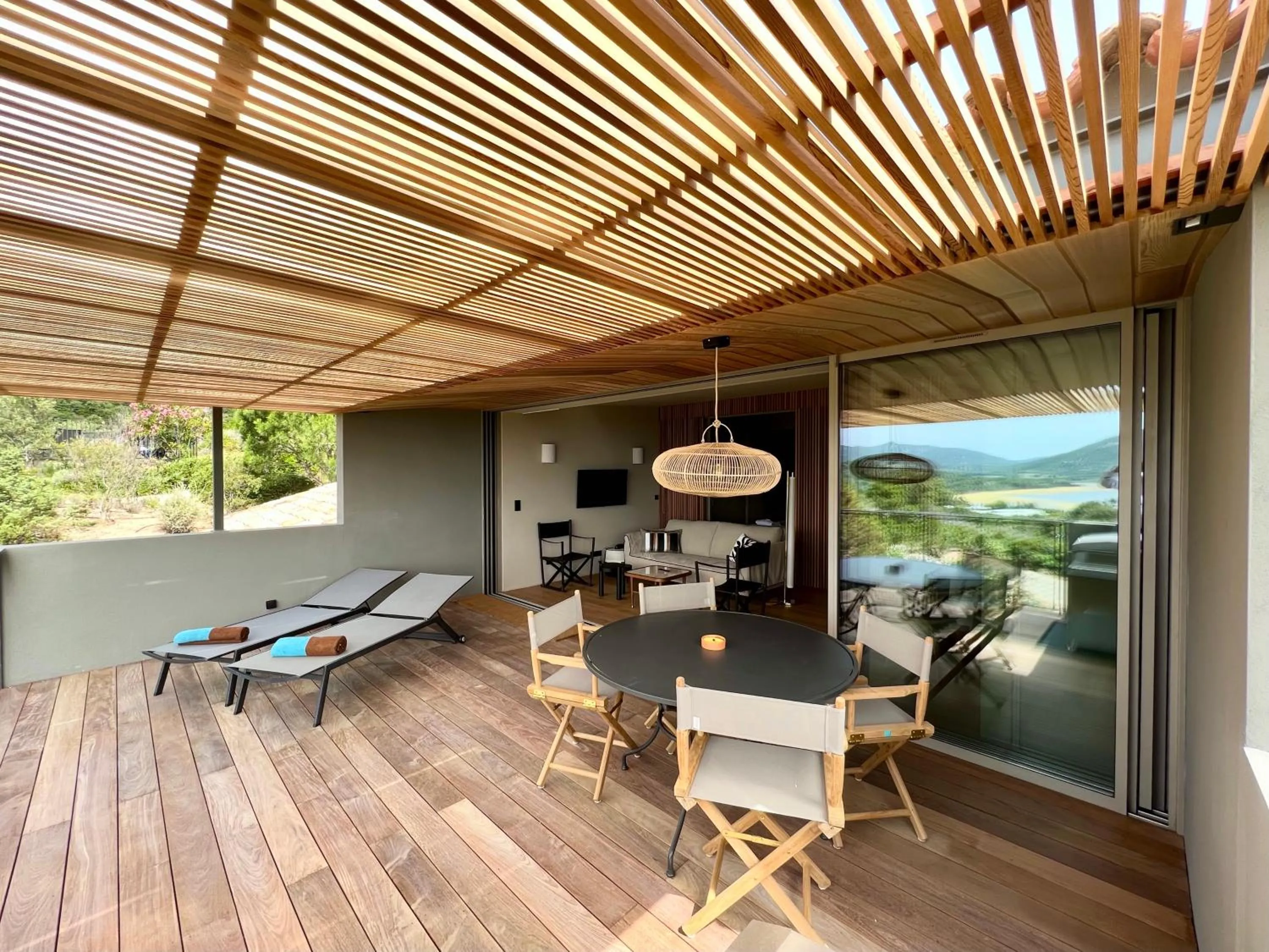 Patio in Domaine Santa Giulia Palace