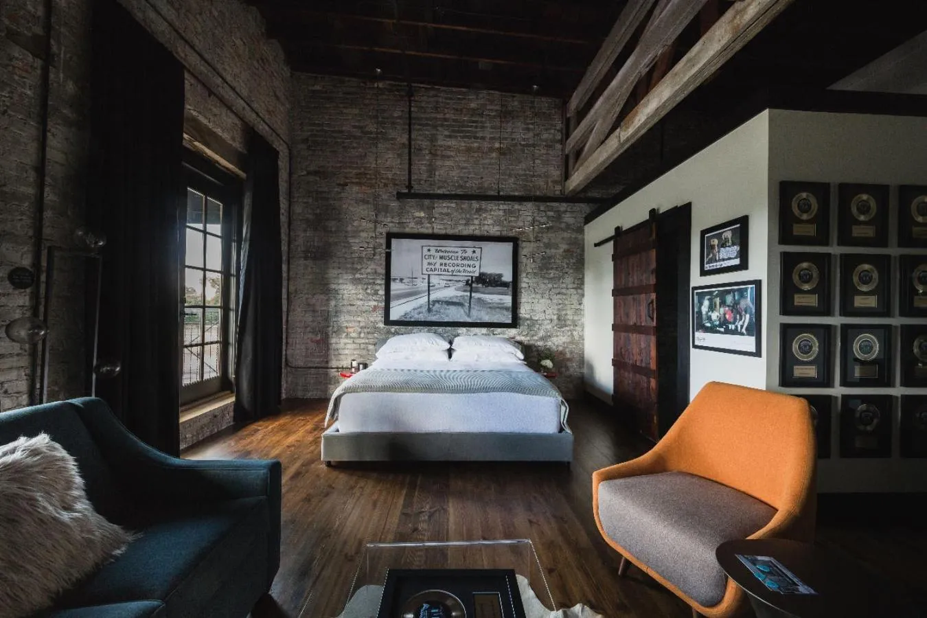 Bed in GunRunner Boutique Hotel