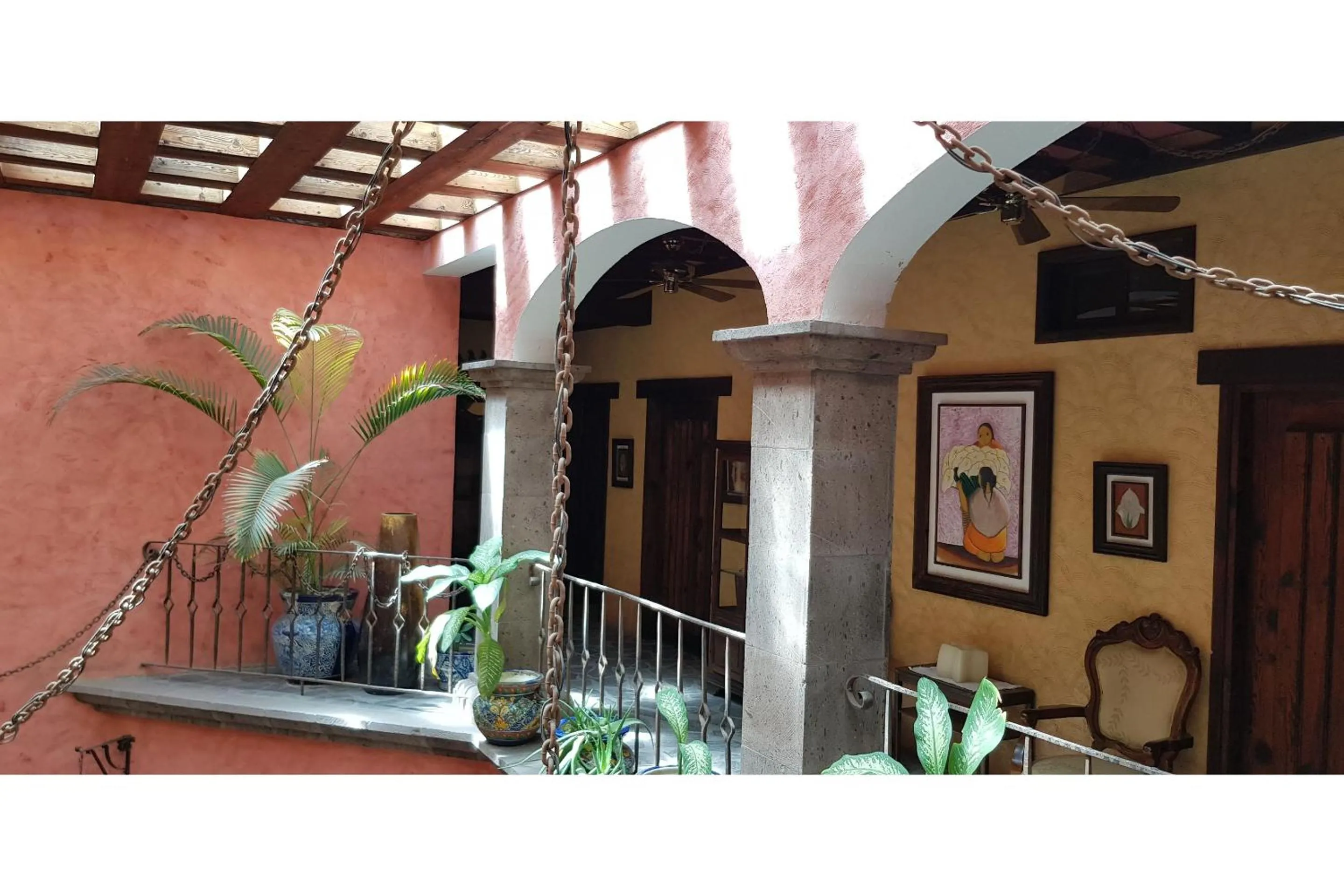 Balcony/Terrace in Hotel Boutique Posada De Las Flores Loreto