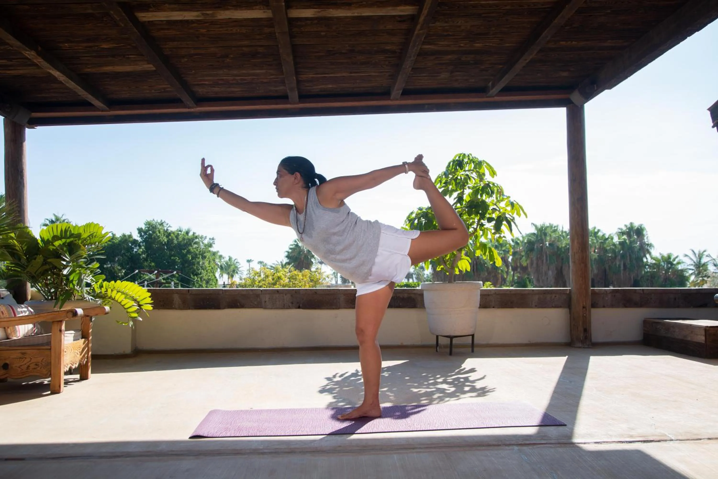 Balcony/Terrace in Hotel Boutique Posada De Las Flores Loreto