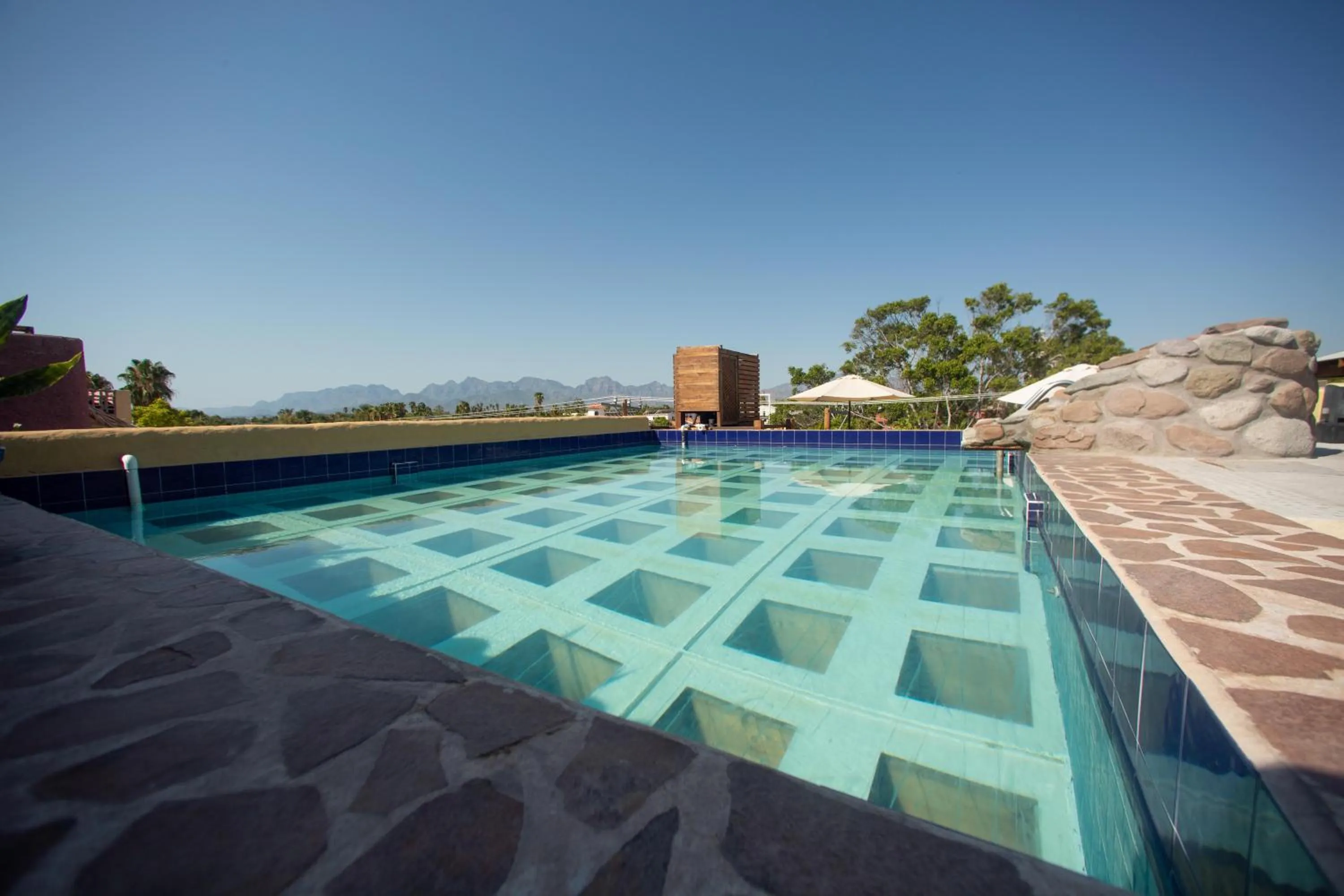 Swimming pool in Hotel Boutique Posada De Las Flores Loreto