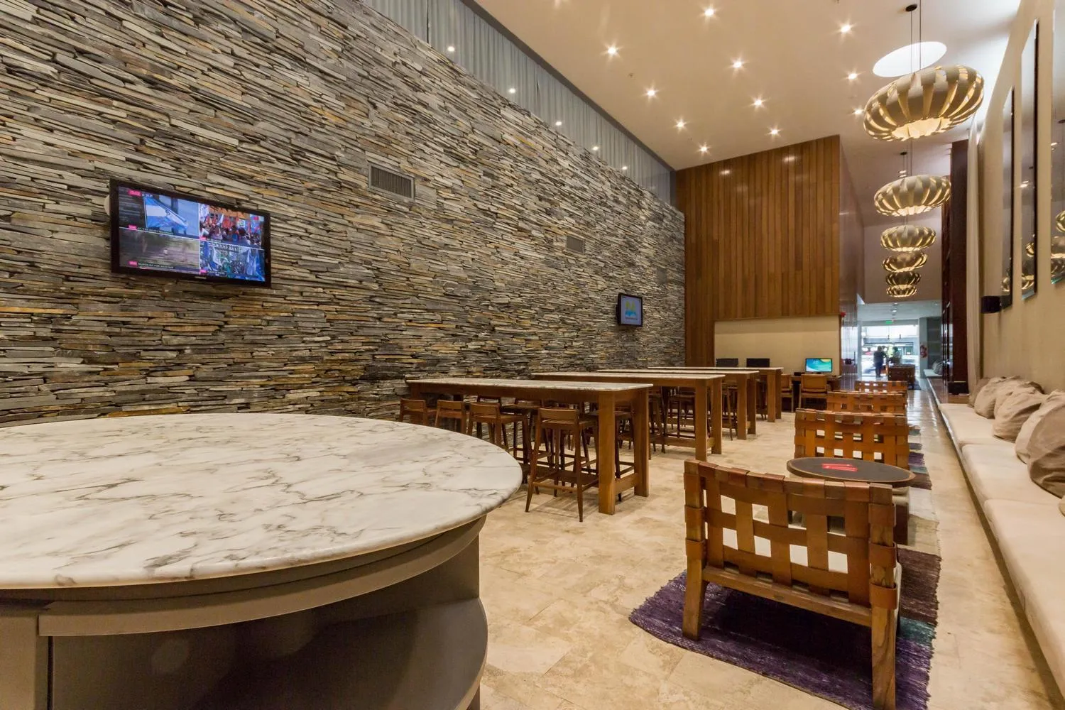 Seating area in Ayres Apartments Palermo