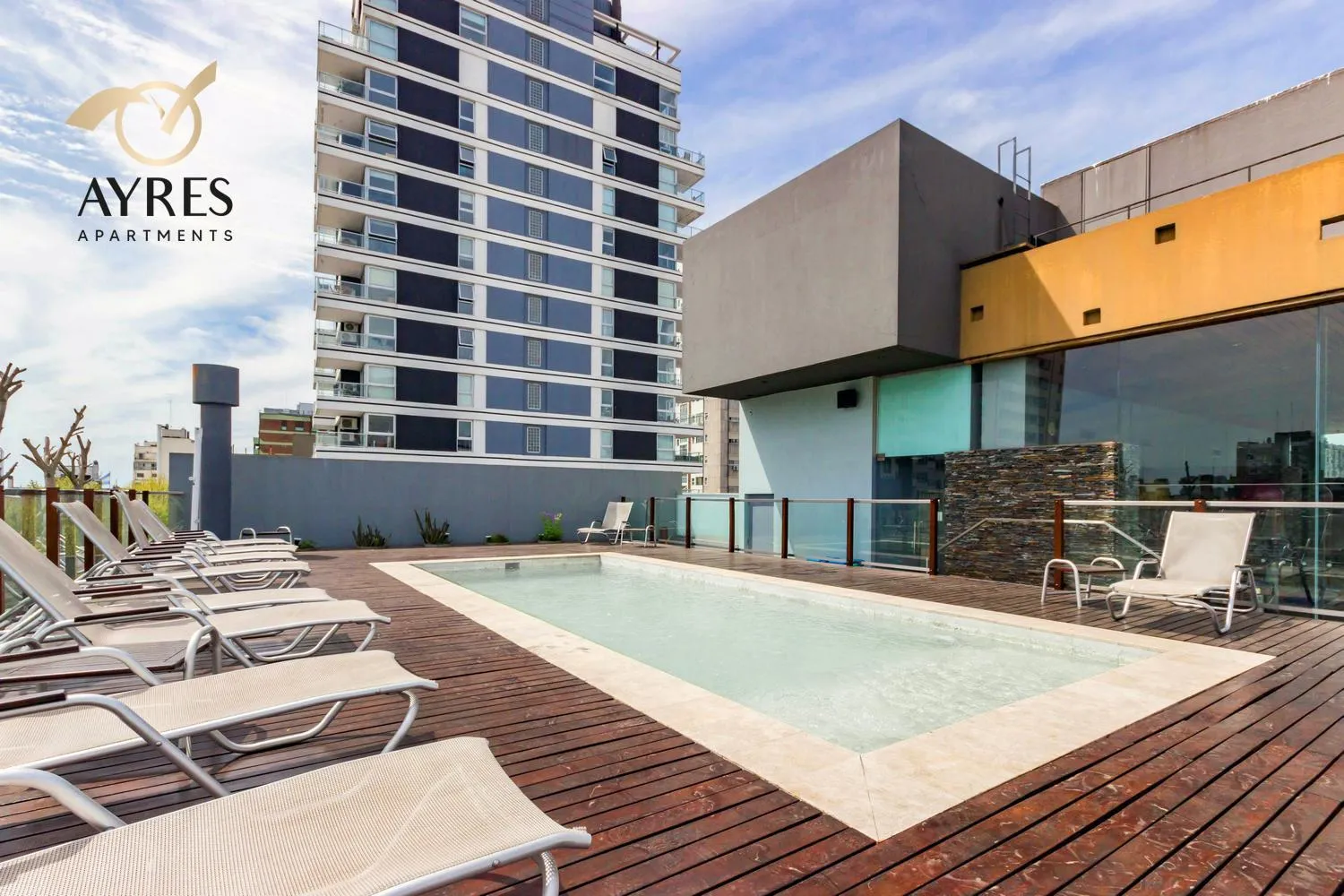 Swimming pool in Ayres Apartments Palermo