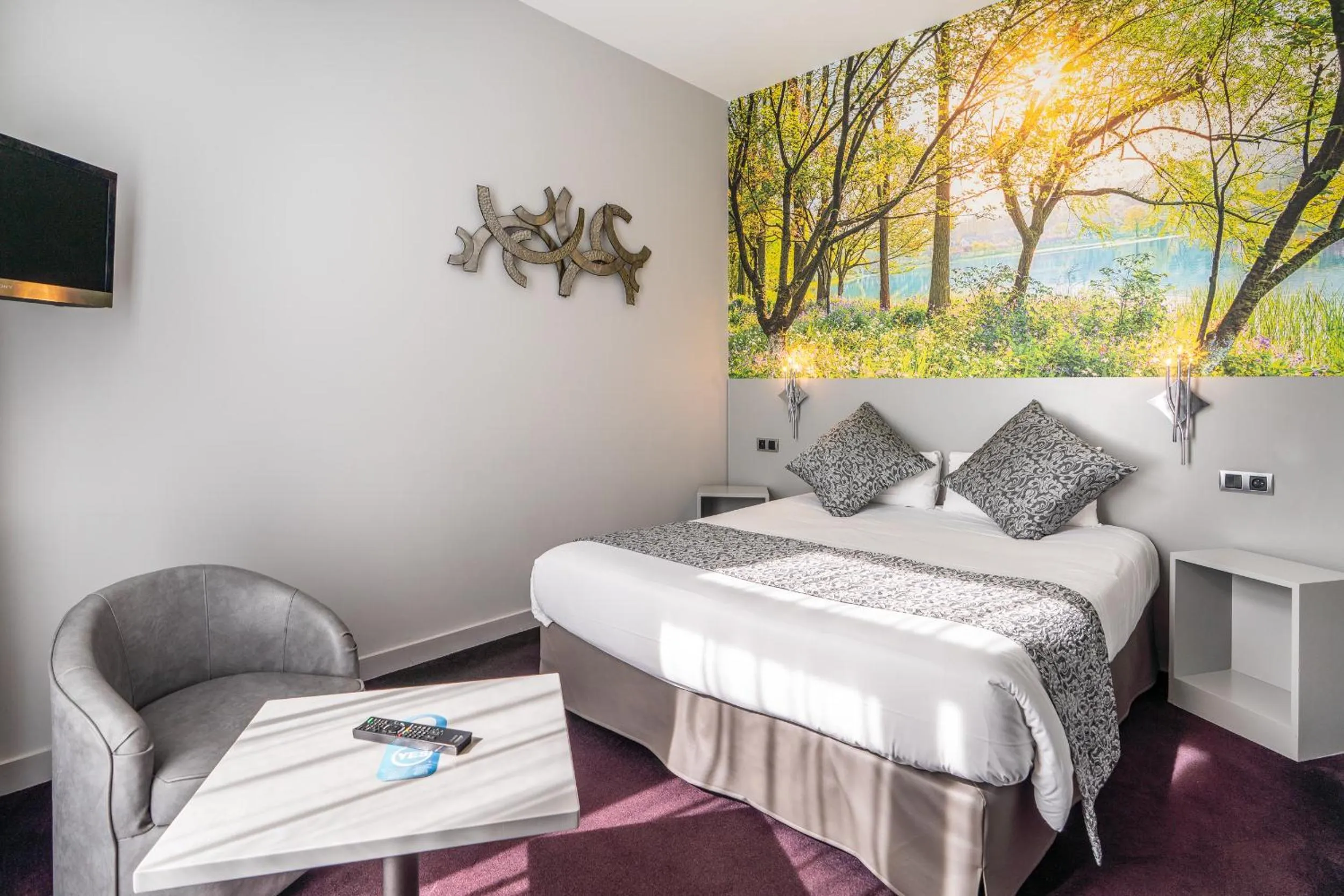 Bedroom, Bed in Hotel des Ducs