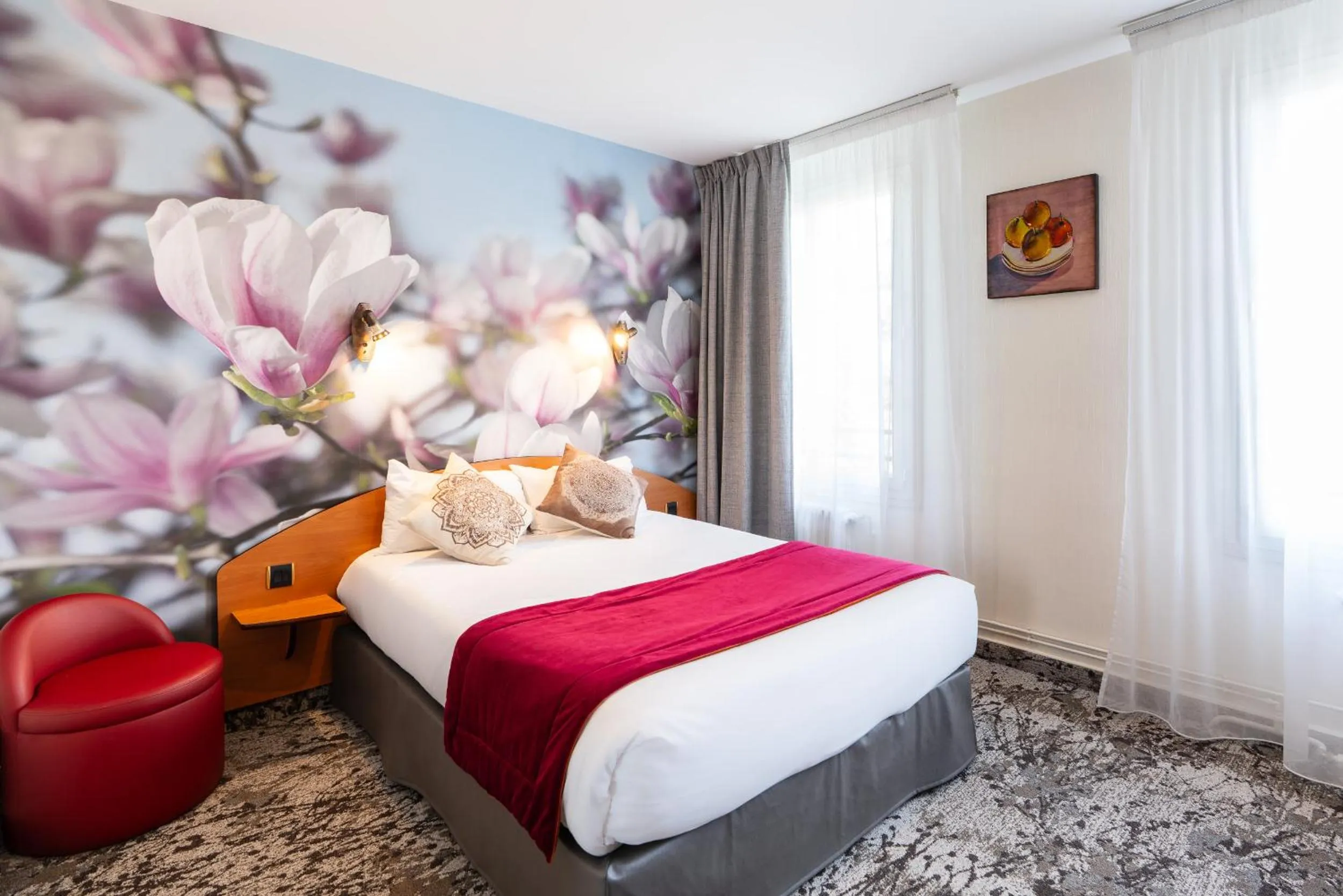 Bedroom, Bed in Hotel des Ducs