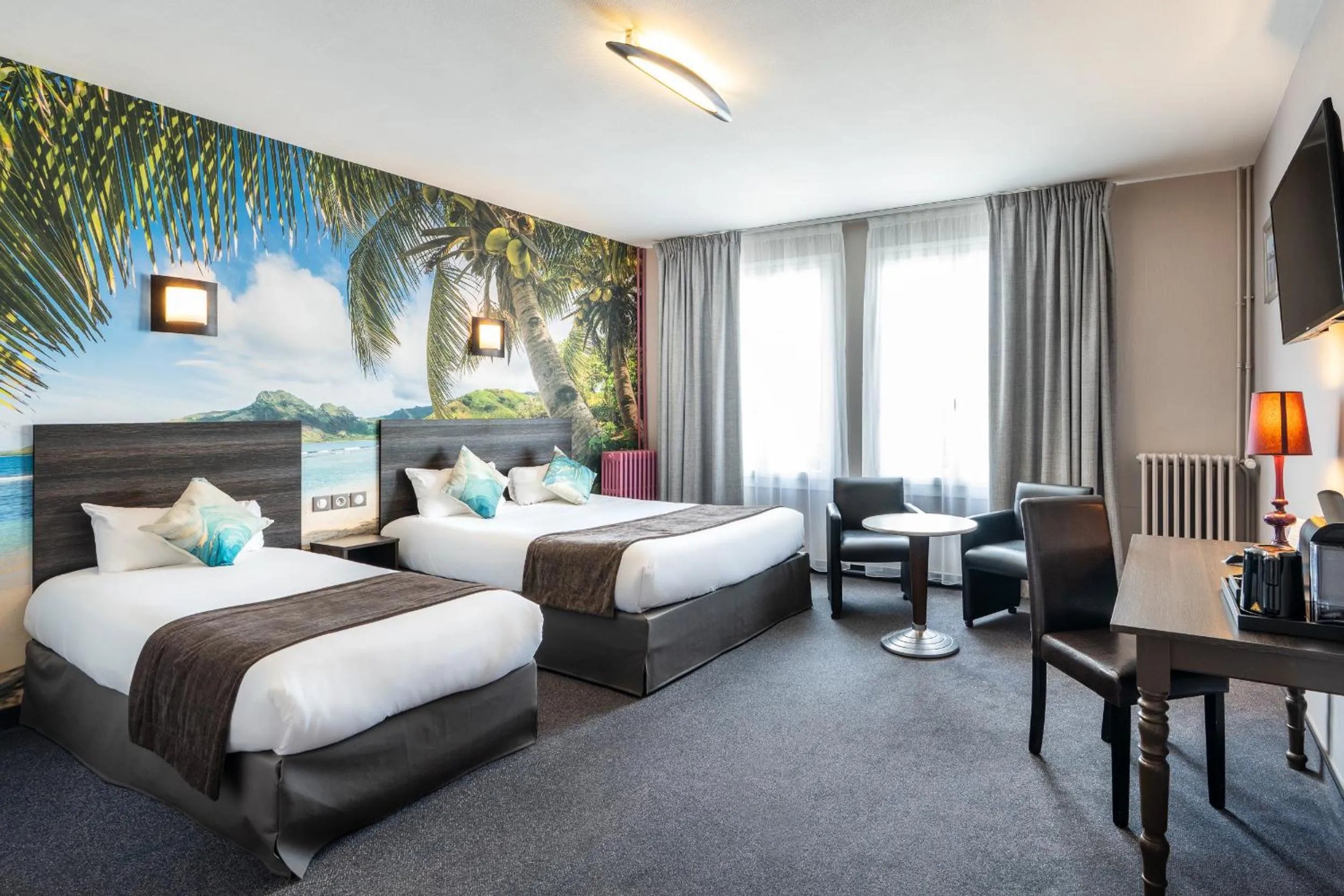 Bedroom, Bed in Hotel des Ducs