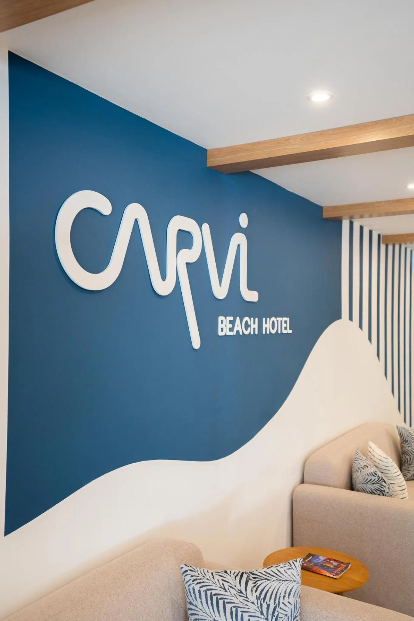 Lobby or reception in Carvi Beach Hotel