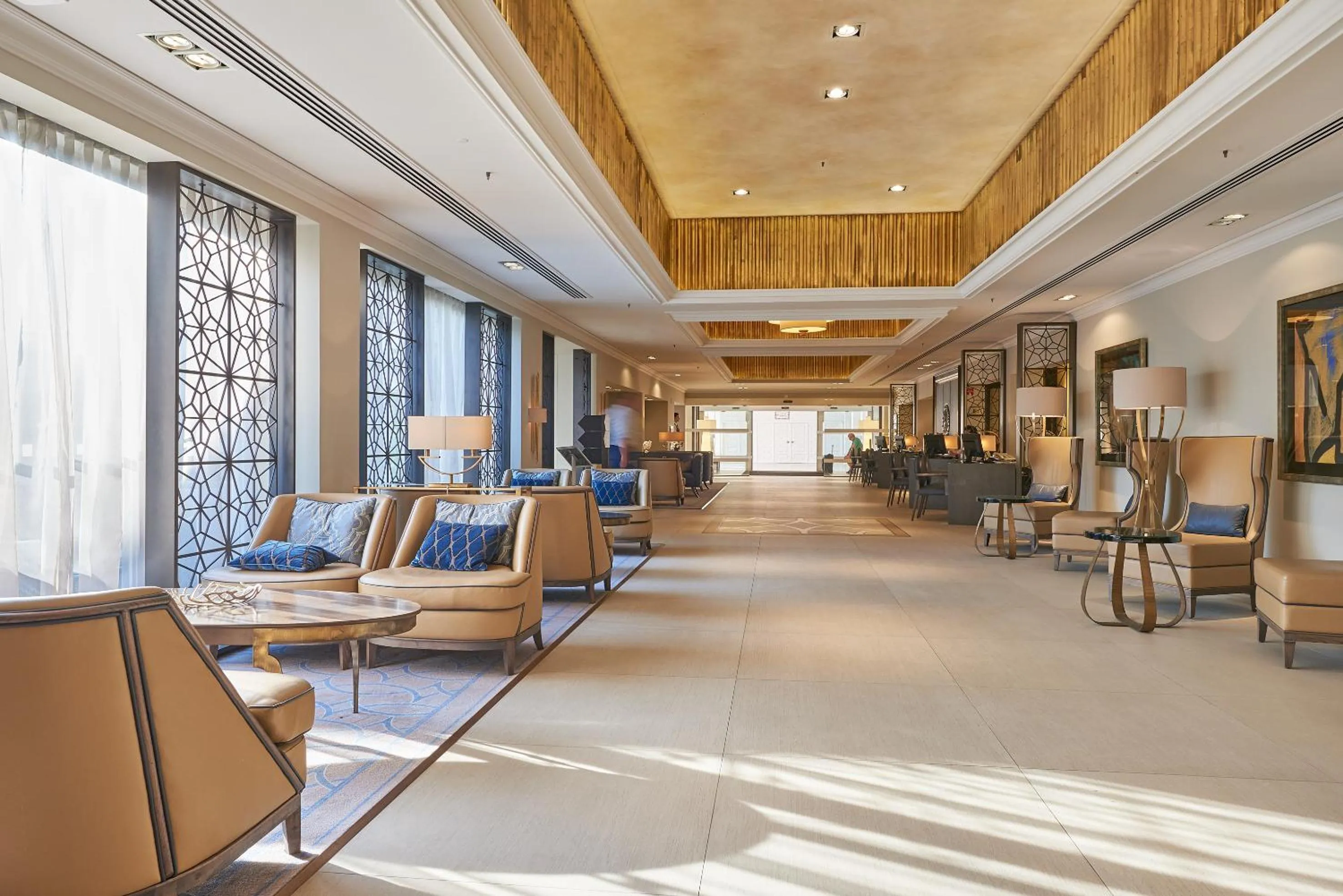 Lobby or reception in Dona Filipa Hotel