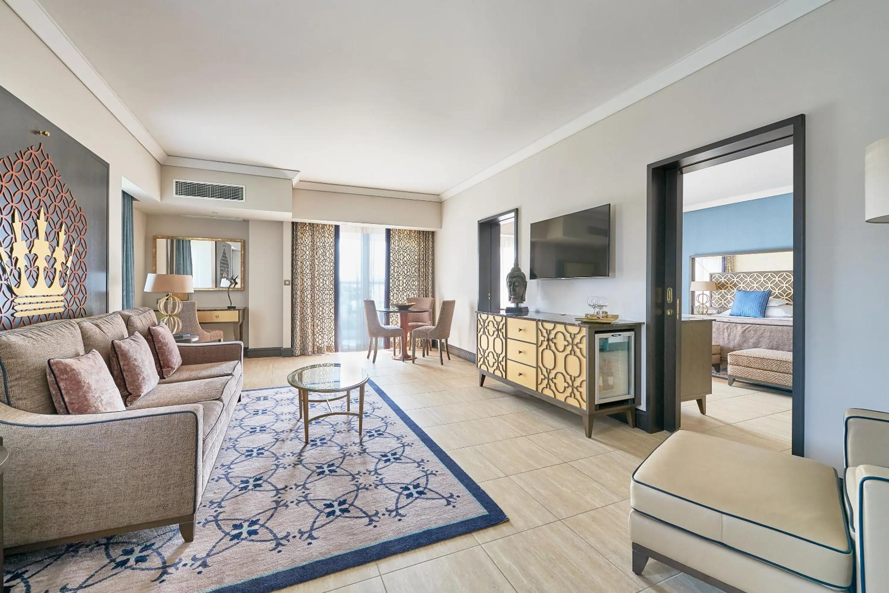 Seating area in Dona Filipa Hotel