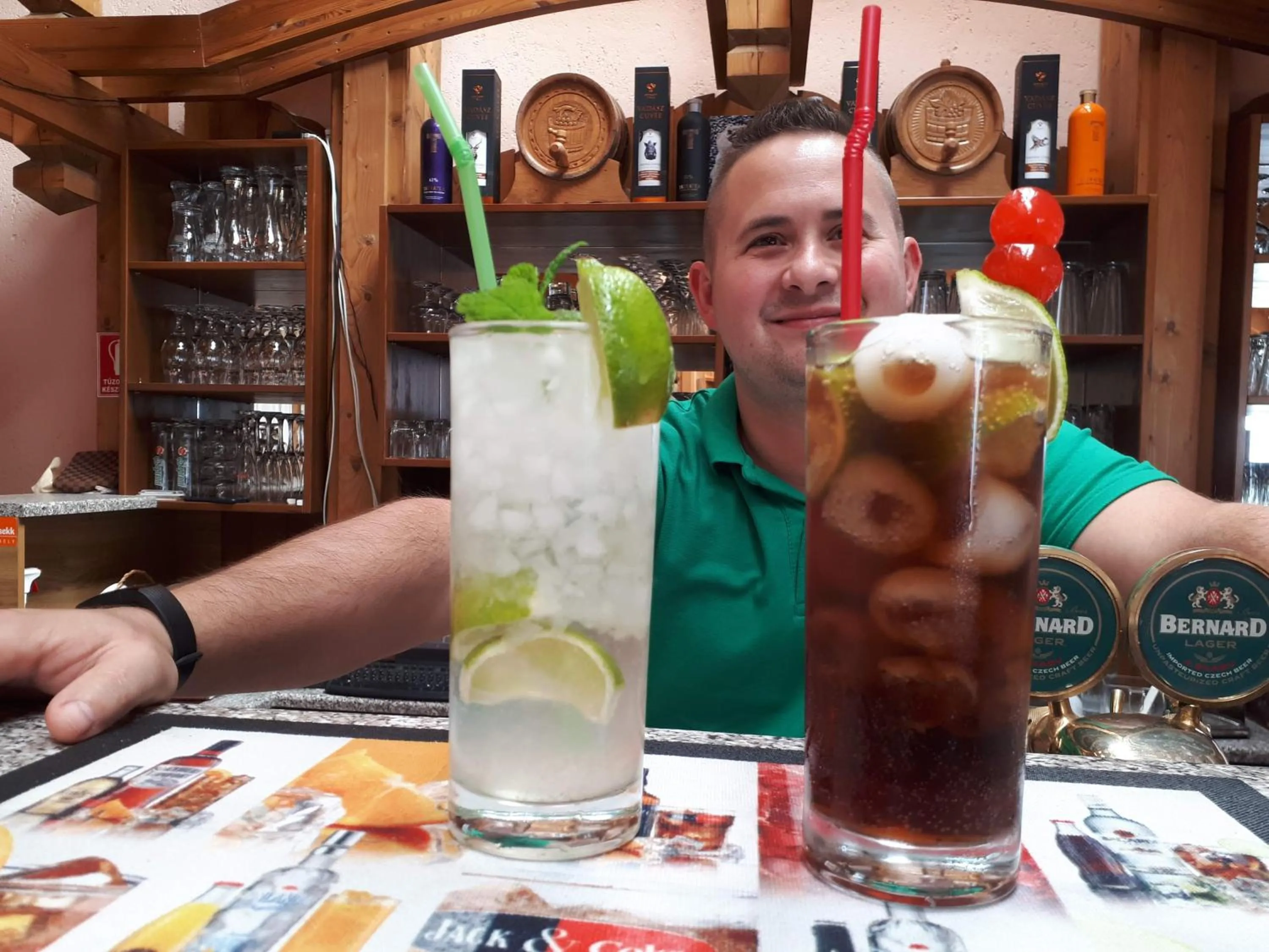 Alcoholic drinks in Hotel Korona