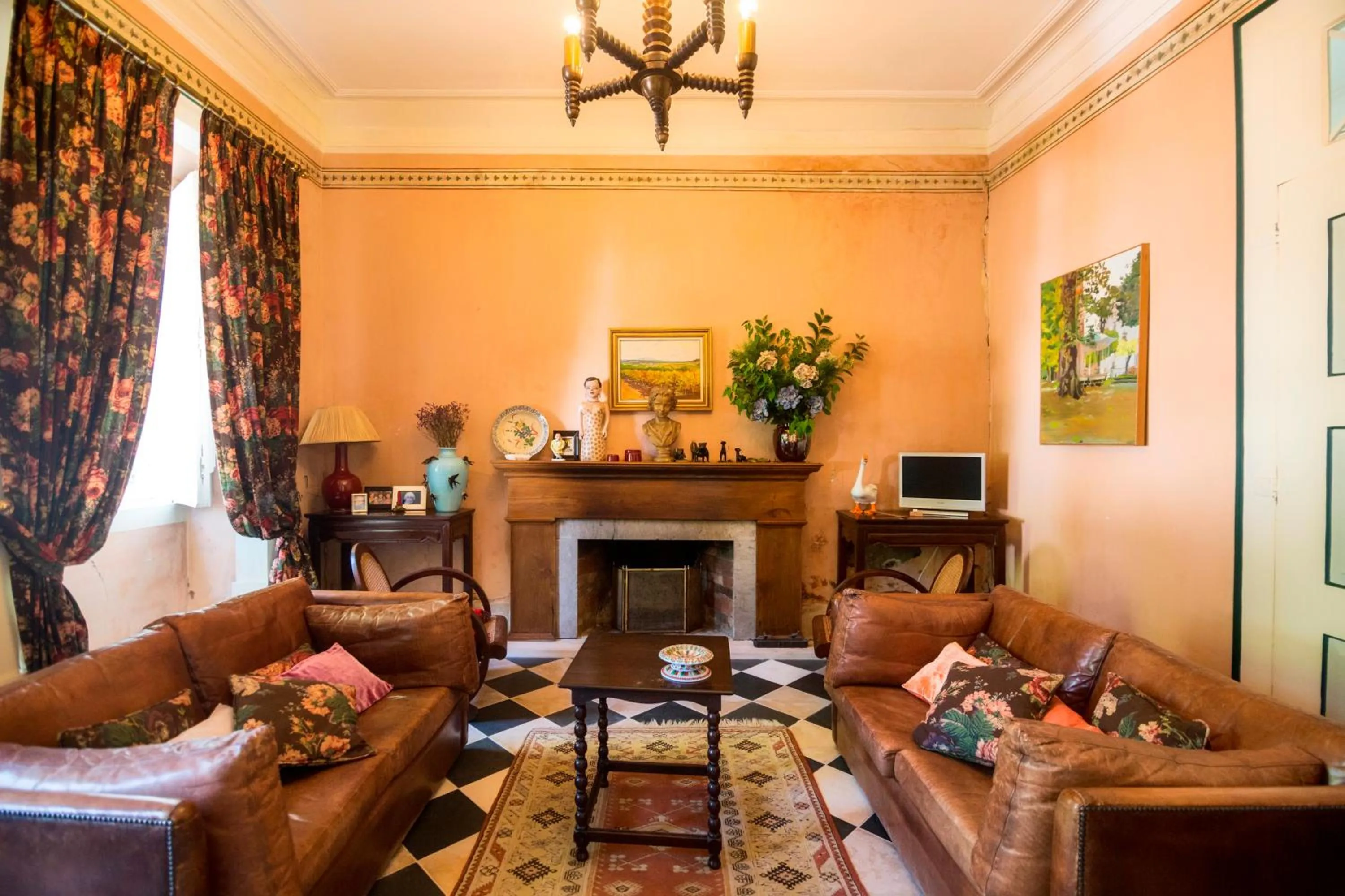 Living room in Casa de Mogofores