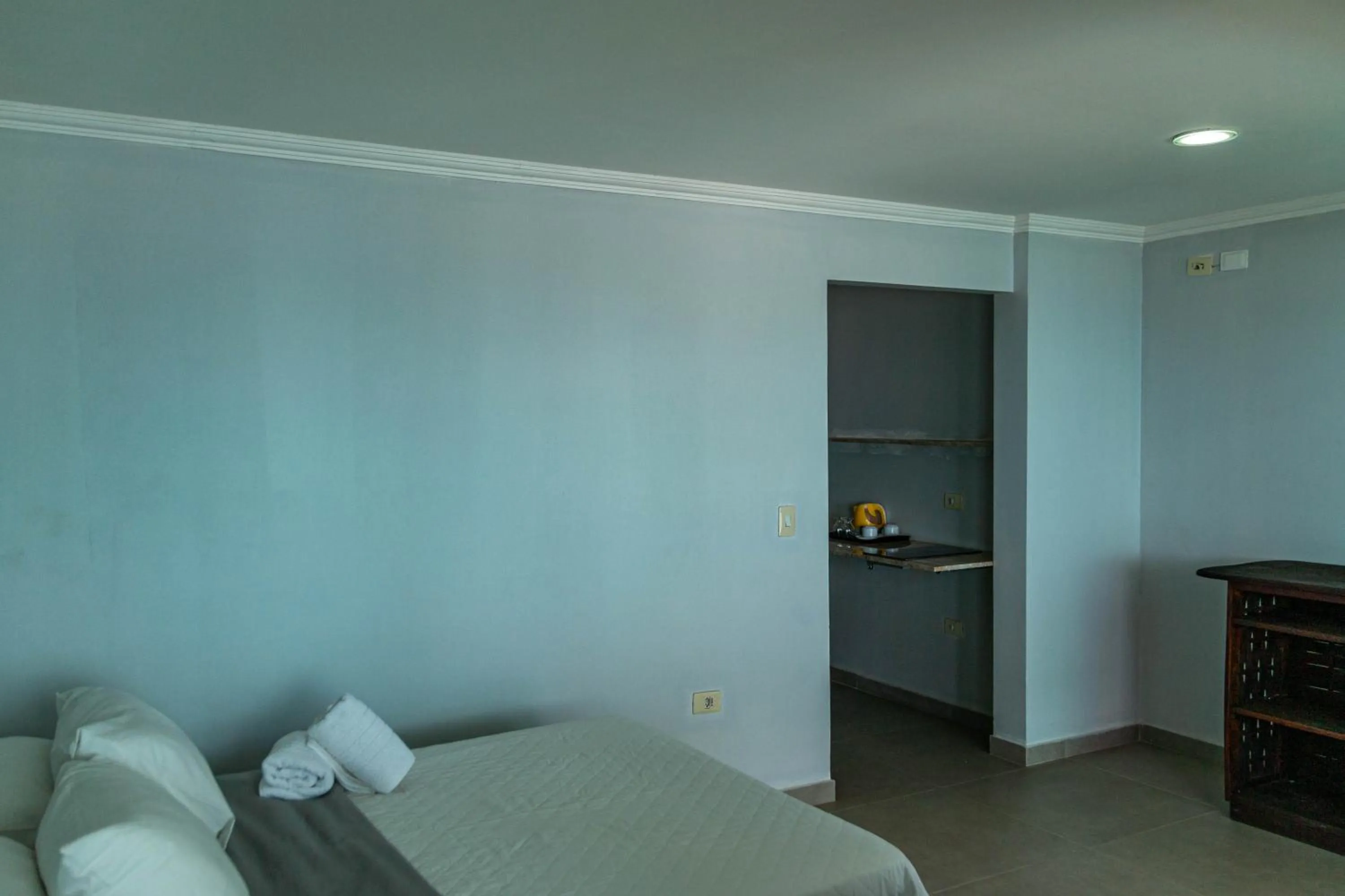 Bed in Pousada La Bella Luna