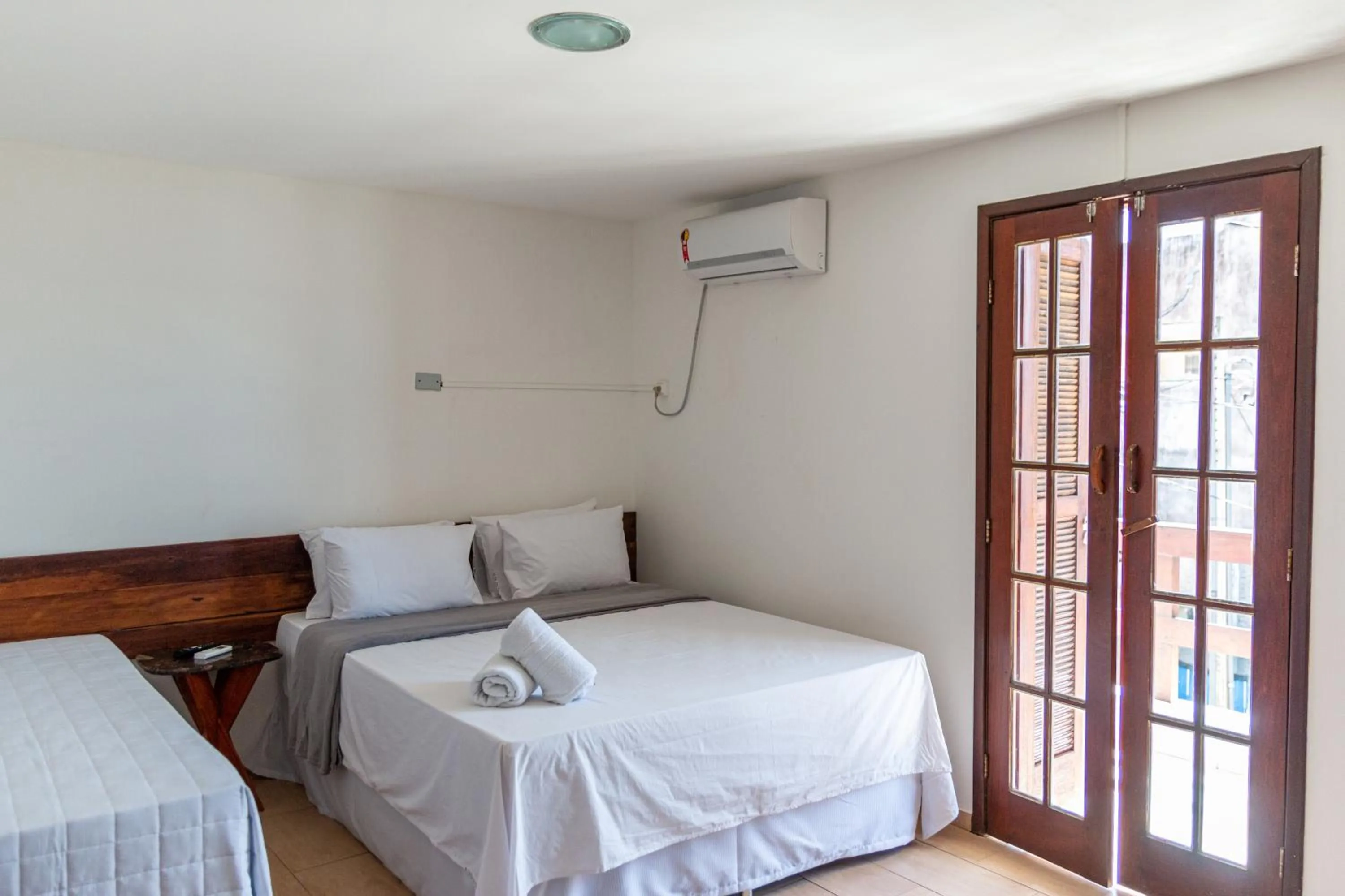 Bed in Pousada La Bella Luna