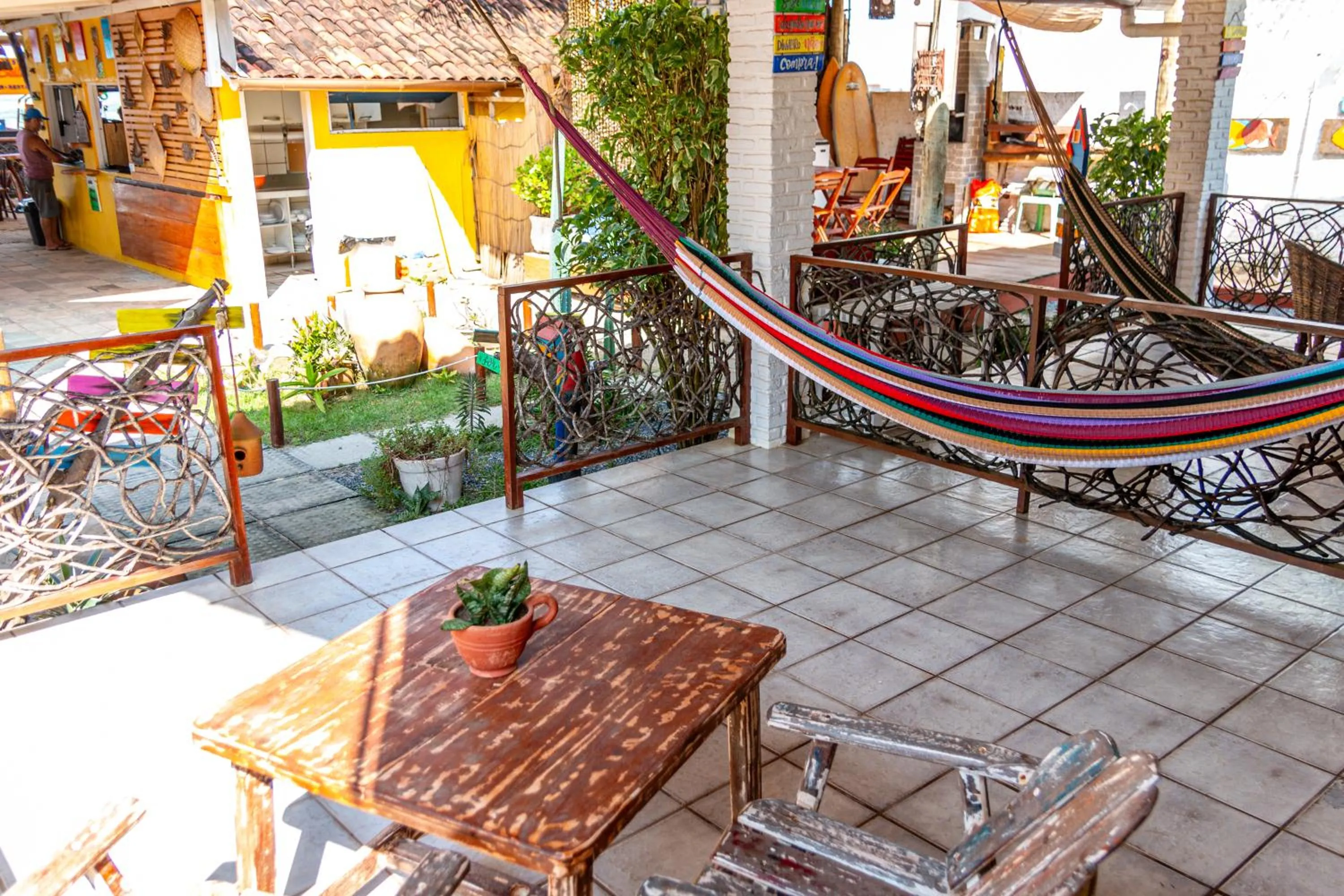 Patio in Pousada La Bella Luna