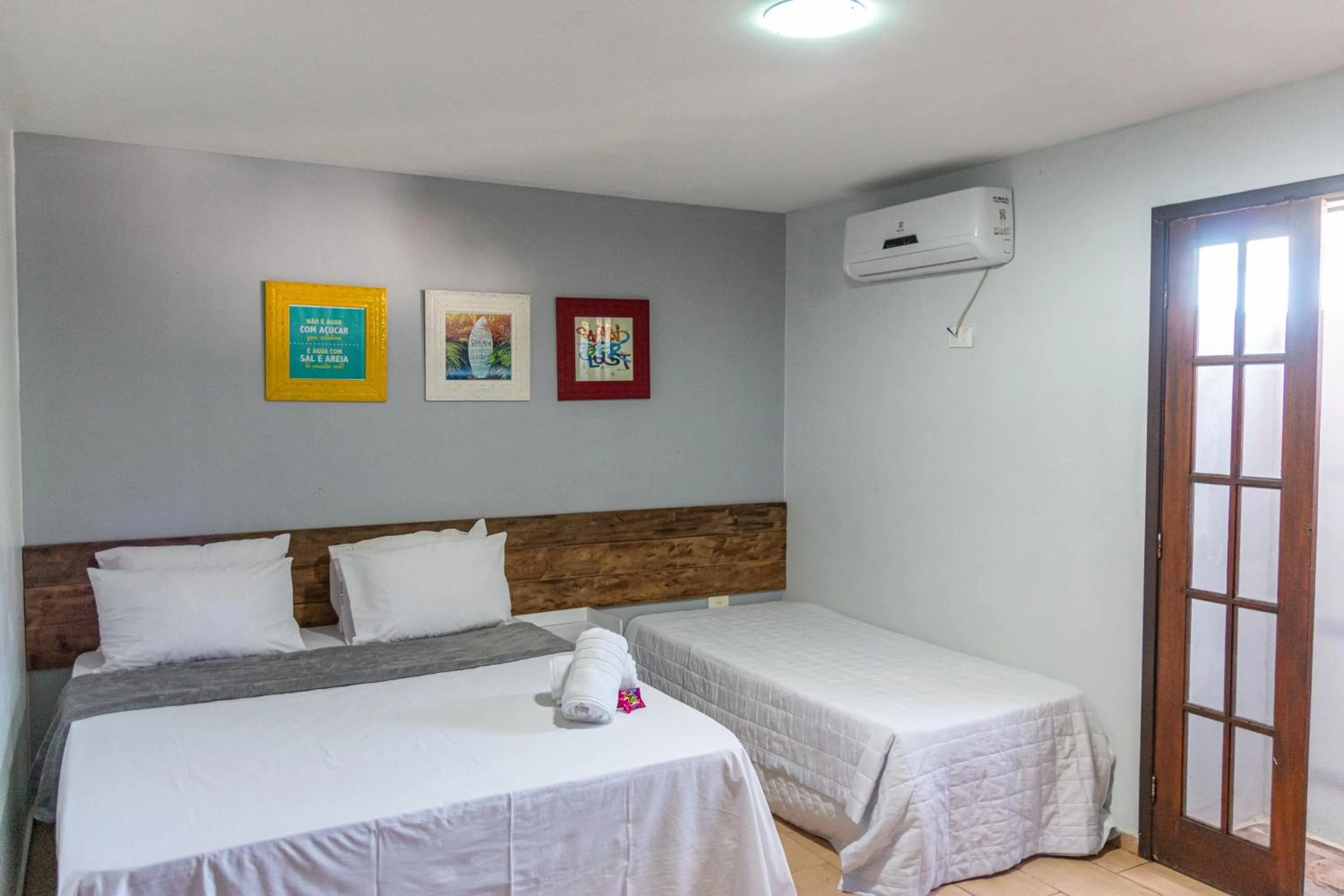 Bed in Pousada La Bella Luna