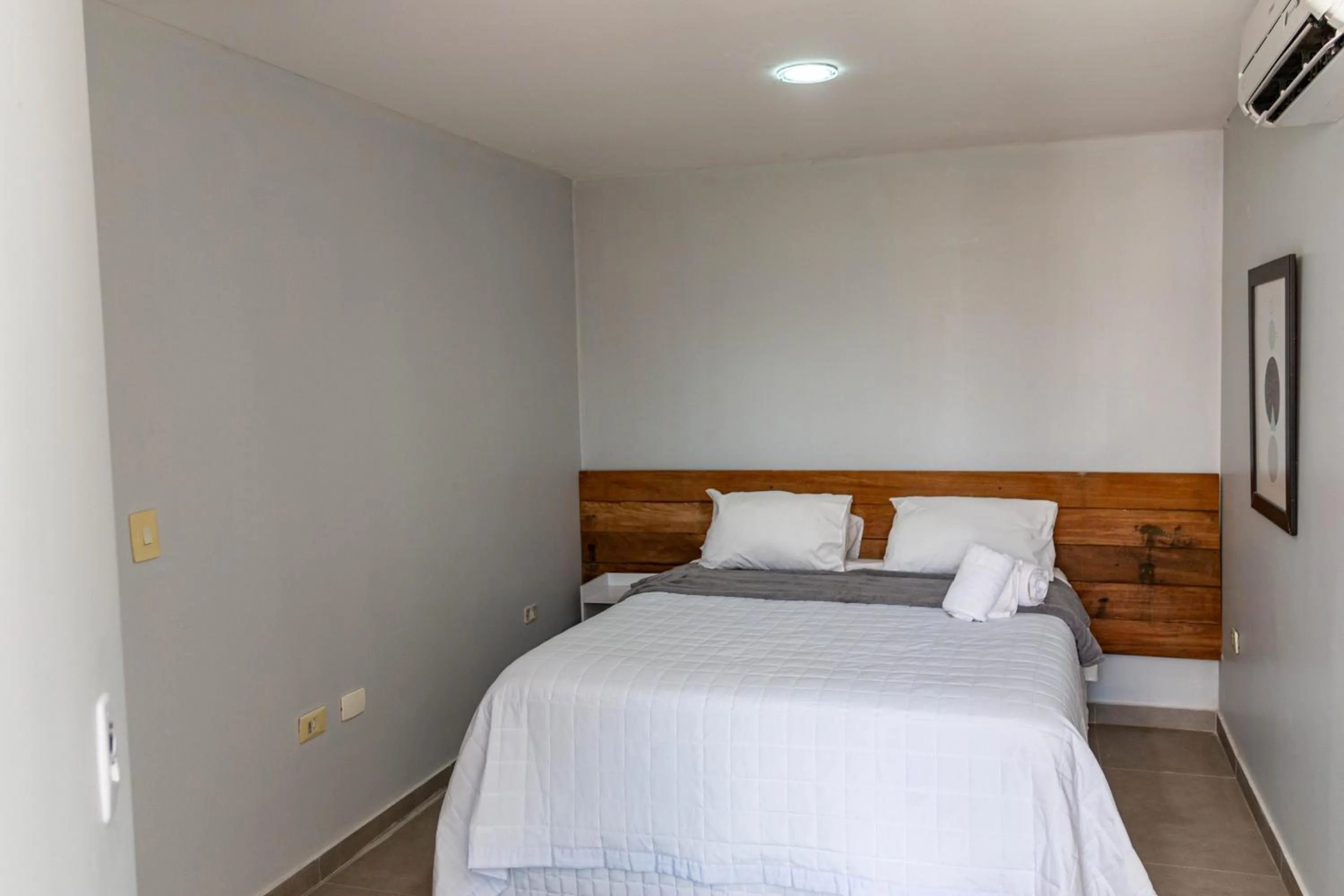 Bed in Pousada La Bella Luna