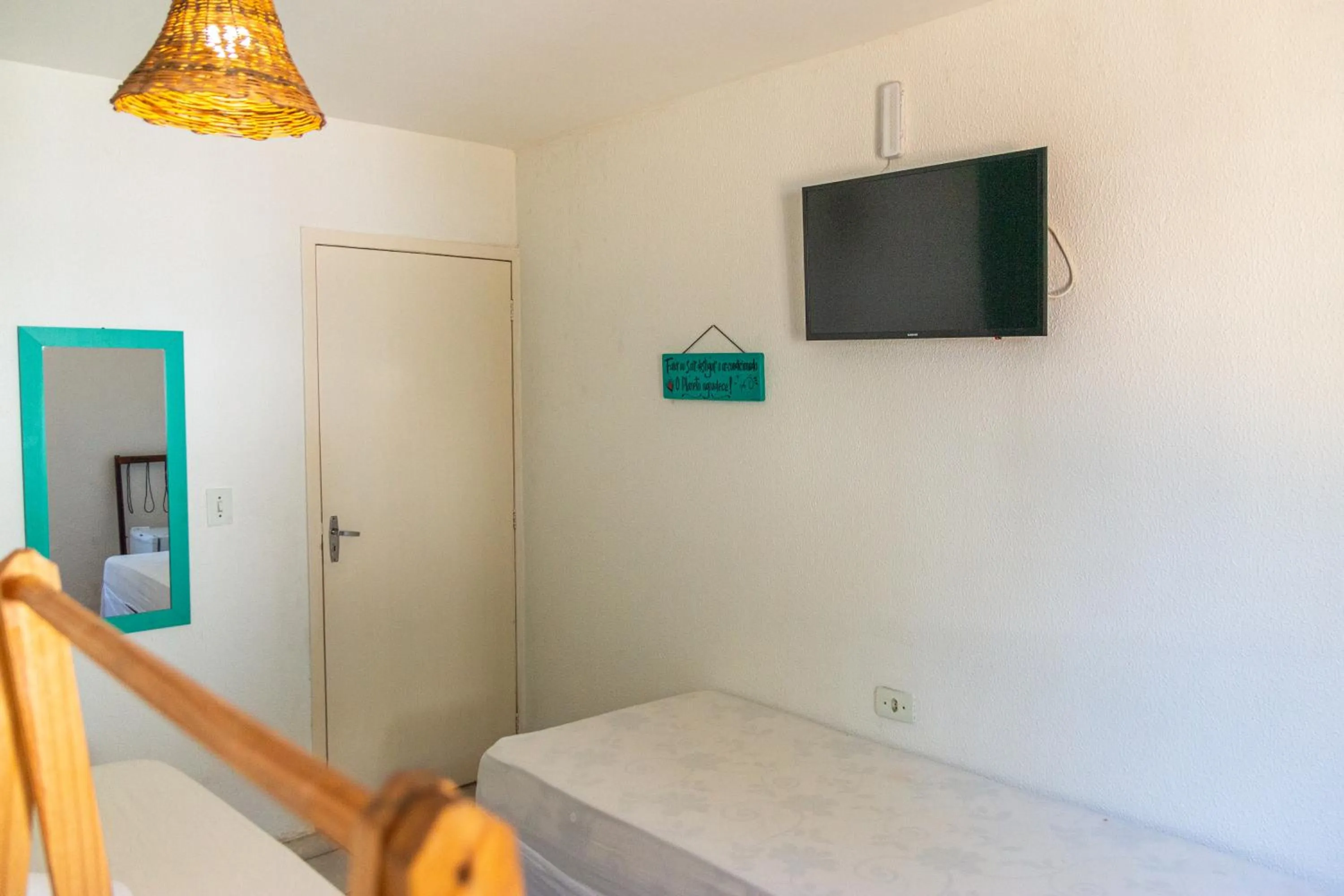 Bed in Pousada La Bella Luna