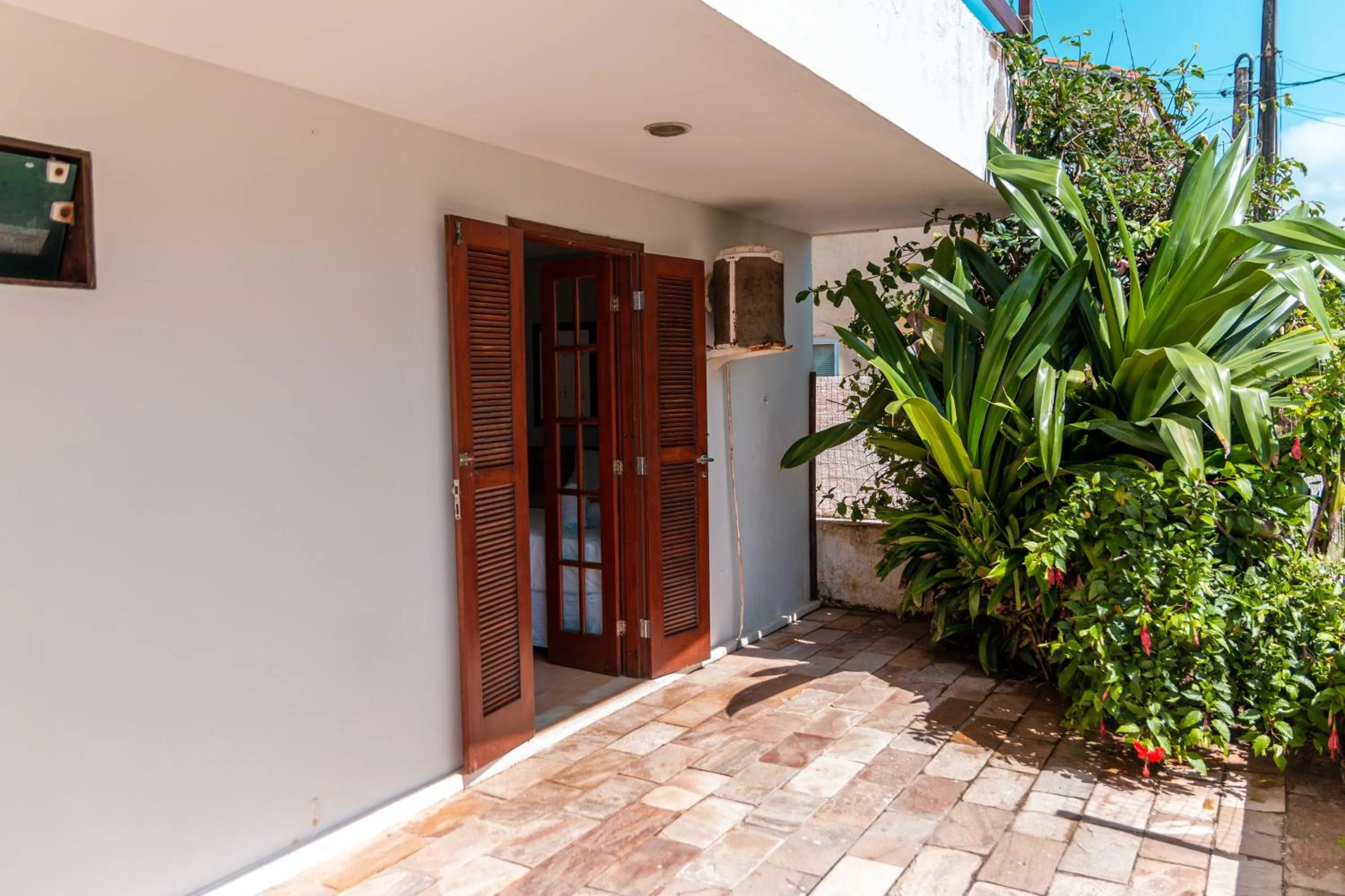 Garden in Pousada La Bella Luna