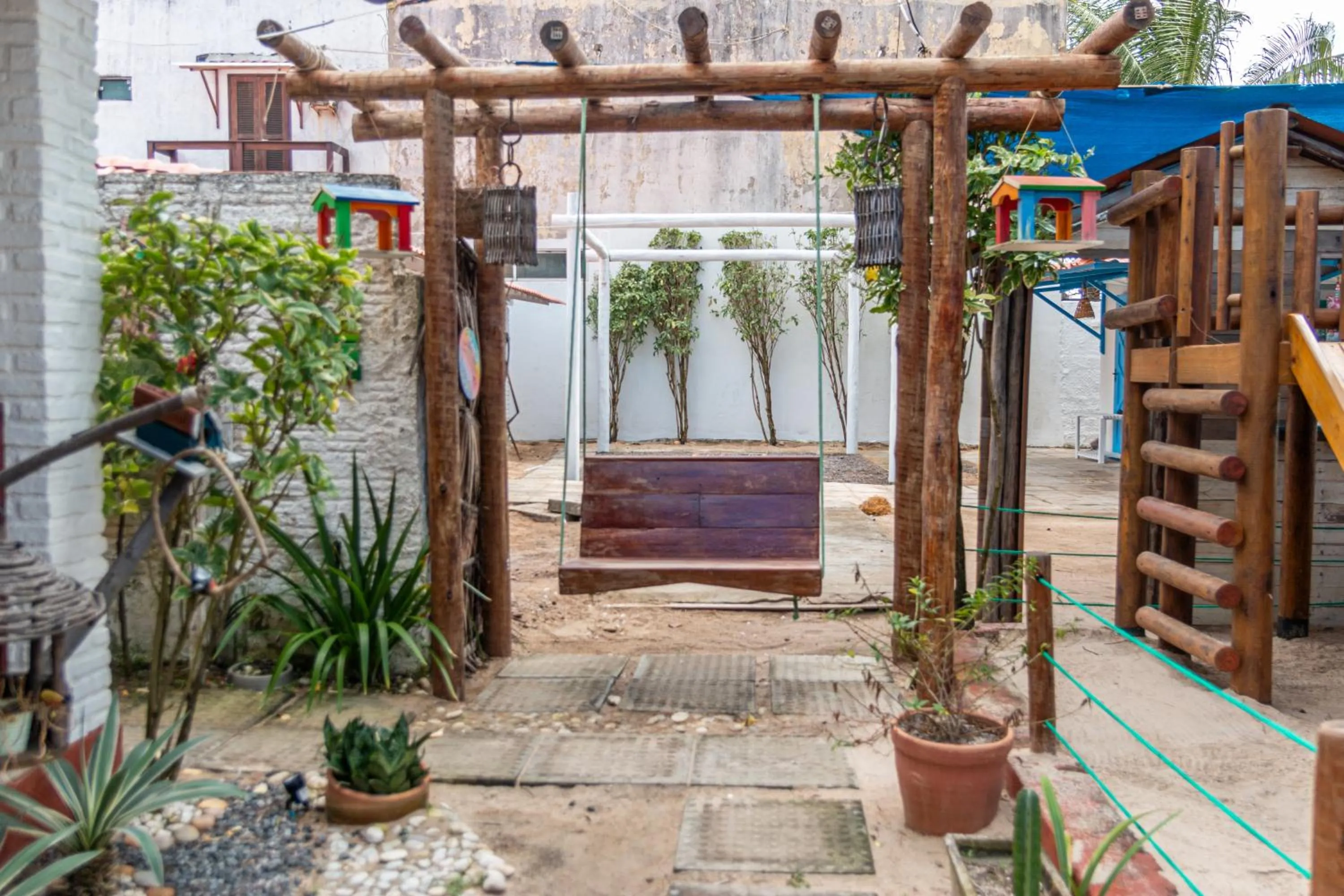 Children play ground in Pousada La Bella Luna