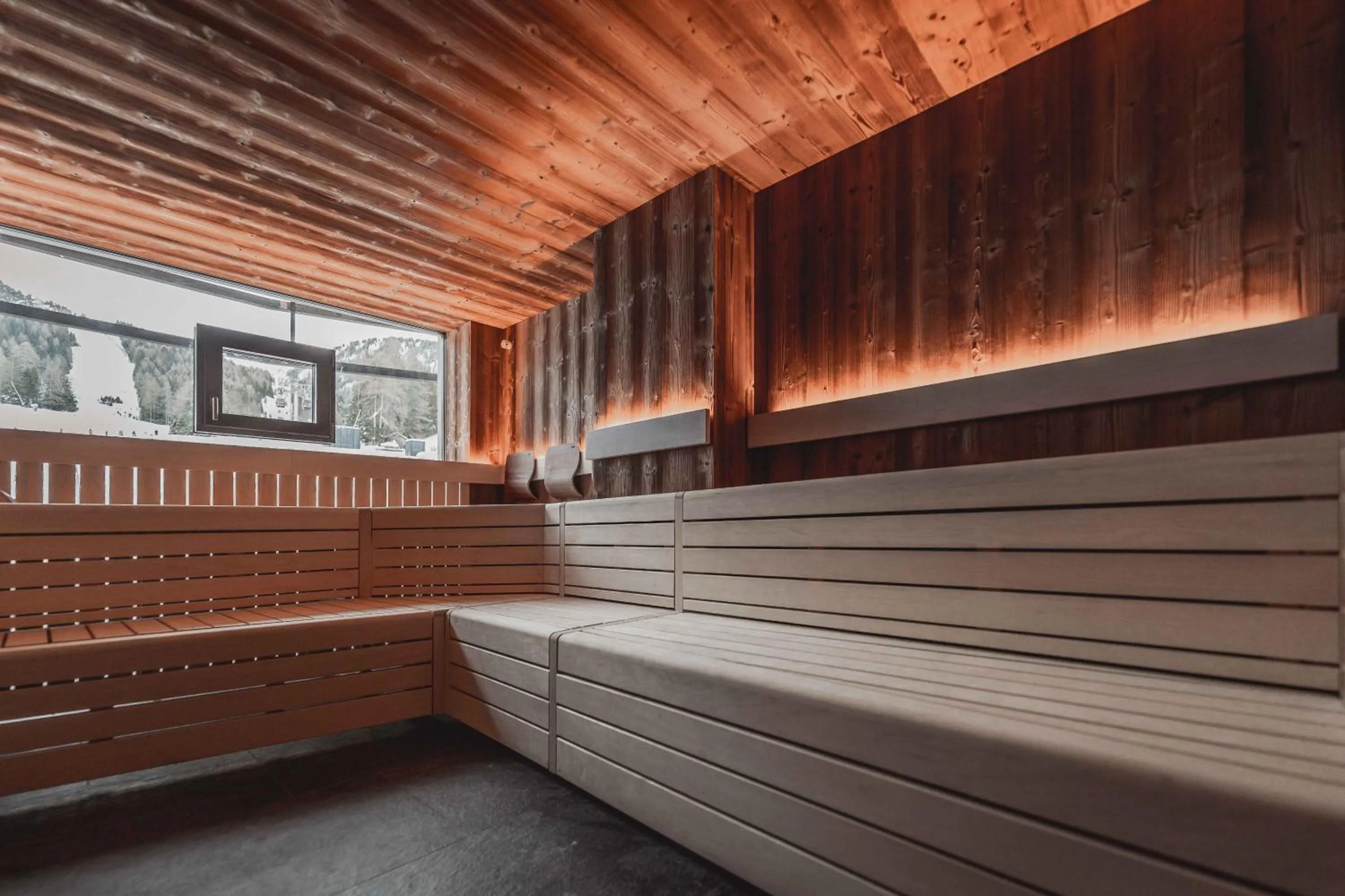 Sauna in Hotel Continental Dolomites