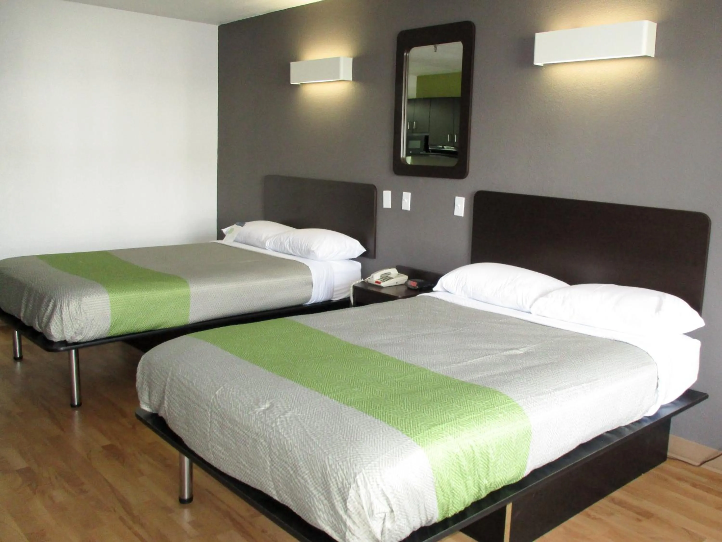 Bedroom, Bed in Studio 6-Alexandria, LA