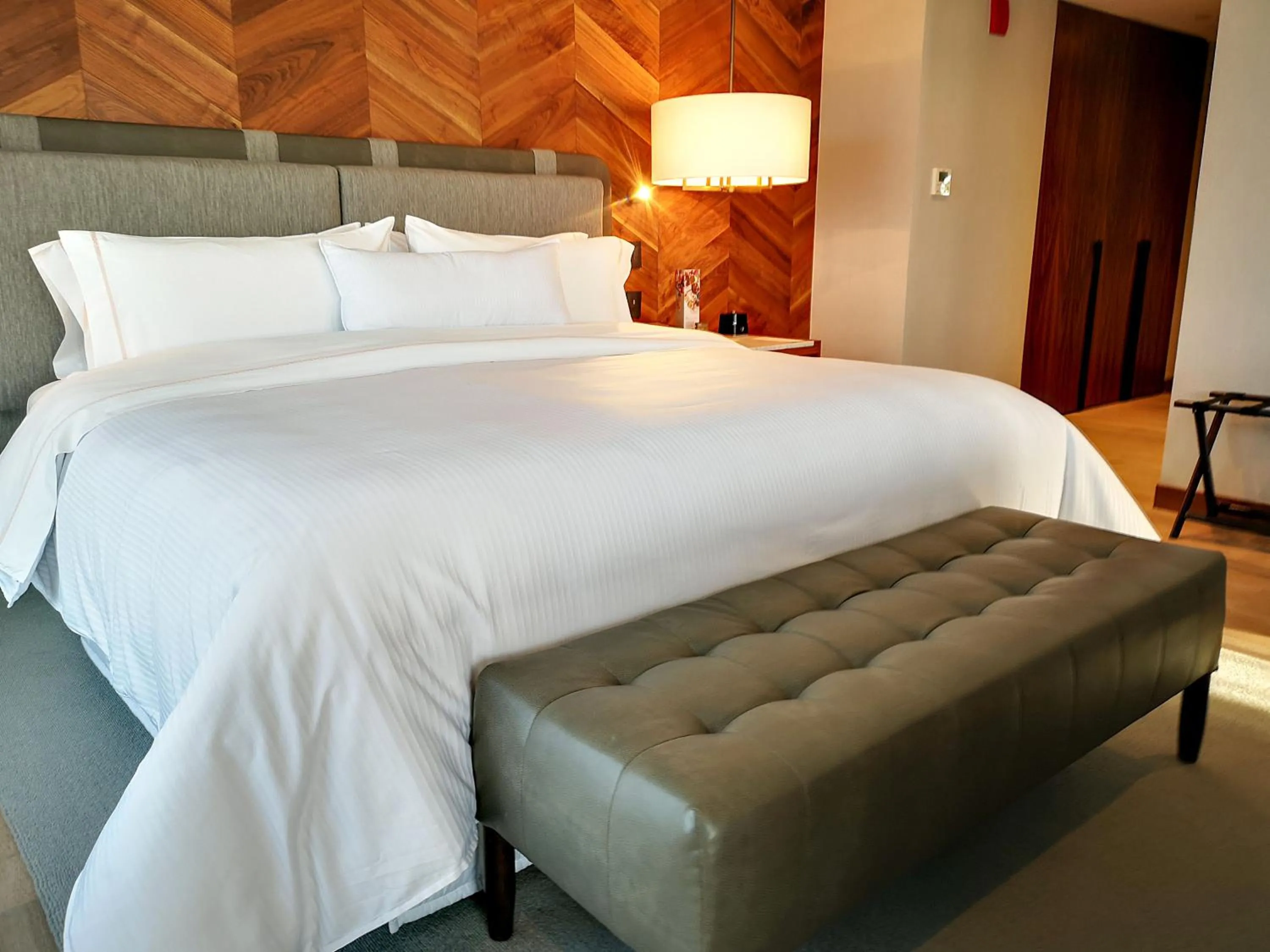 Bed in The Westin Monterrey Valle